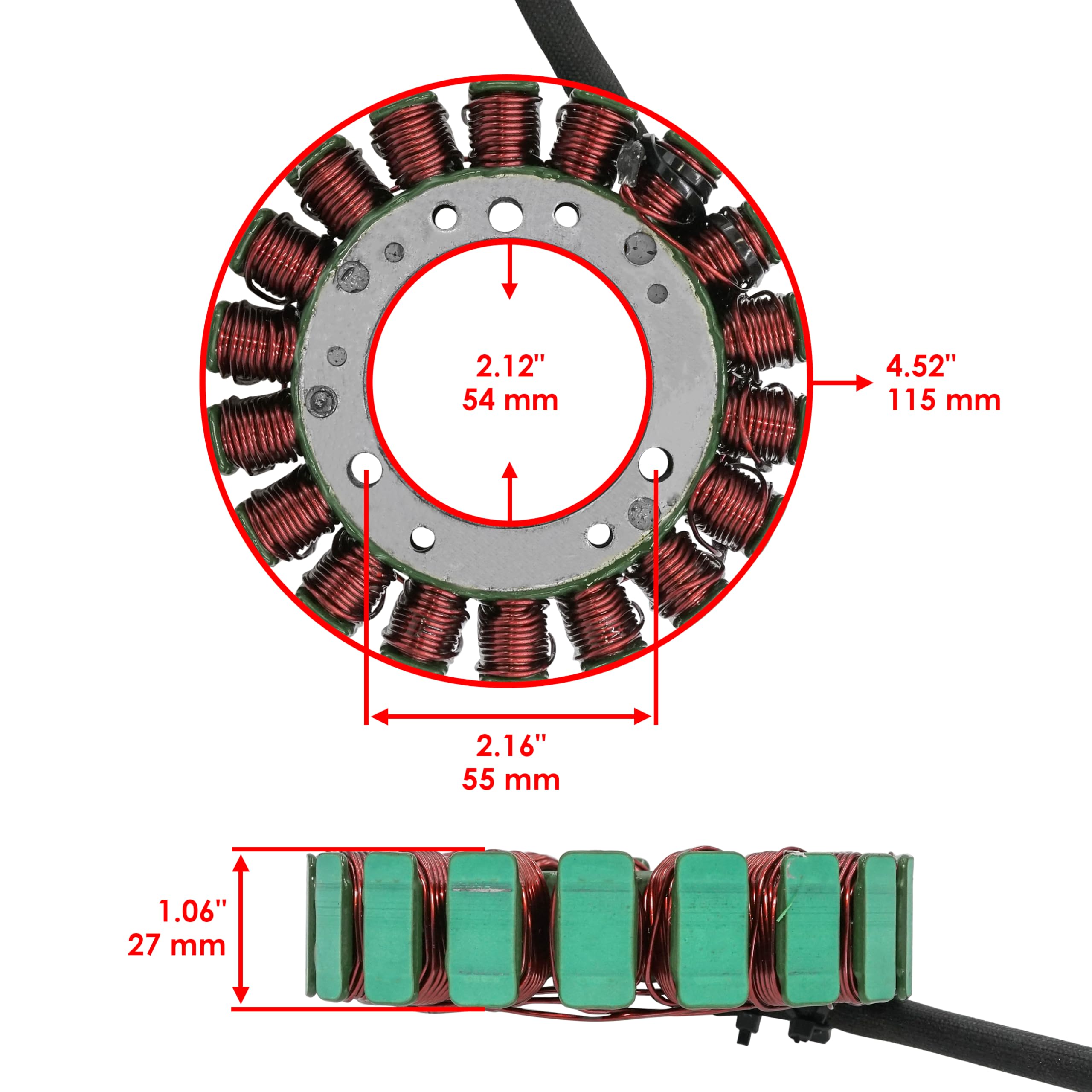 Caltric Stator Regulator Rectifier Gasket for Suzuki VL1500 Intruder 1500 (1998-2004)