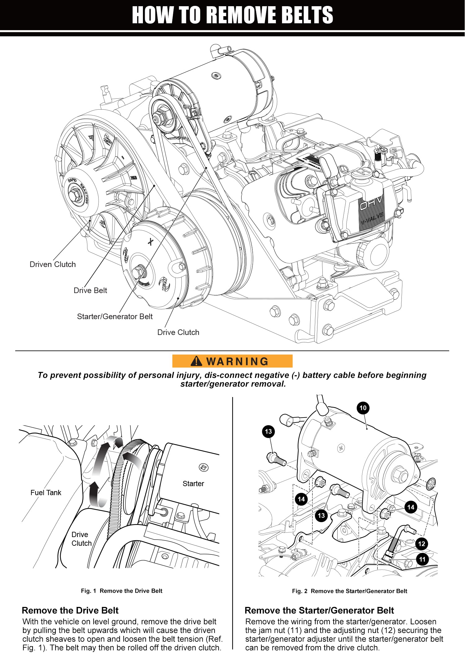 Geggkake Ezgo Drive Belt & Starter Generator Belt Kits, Fits 4 Cycle 1994-Up Ezgo Txt/Medalist Gas Golf Cart, Oem# 72054G01, 720