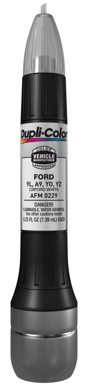 Dupli-Color Afm0229 Scratch Fix All-In-1 Exact-Match Automotive Touch-Up Paint – Ford Oxford White – 0.25 Oz. Paint Pen
