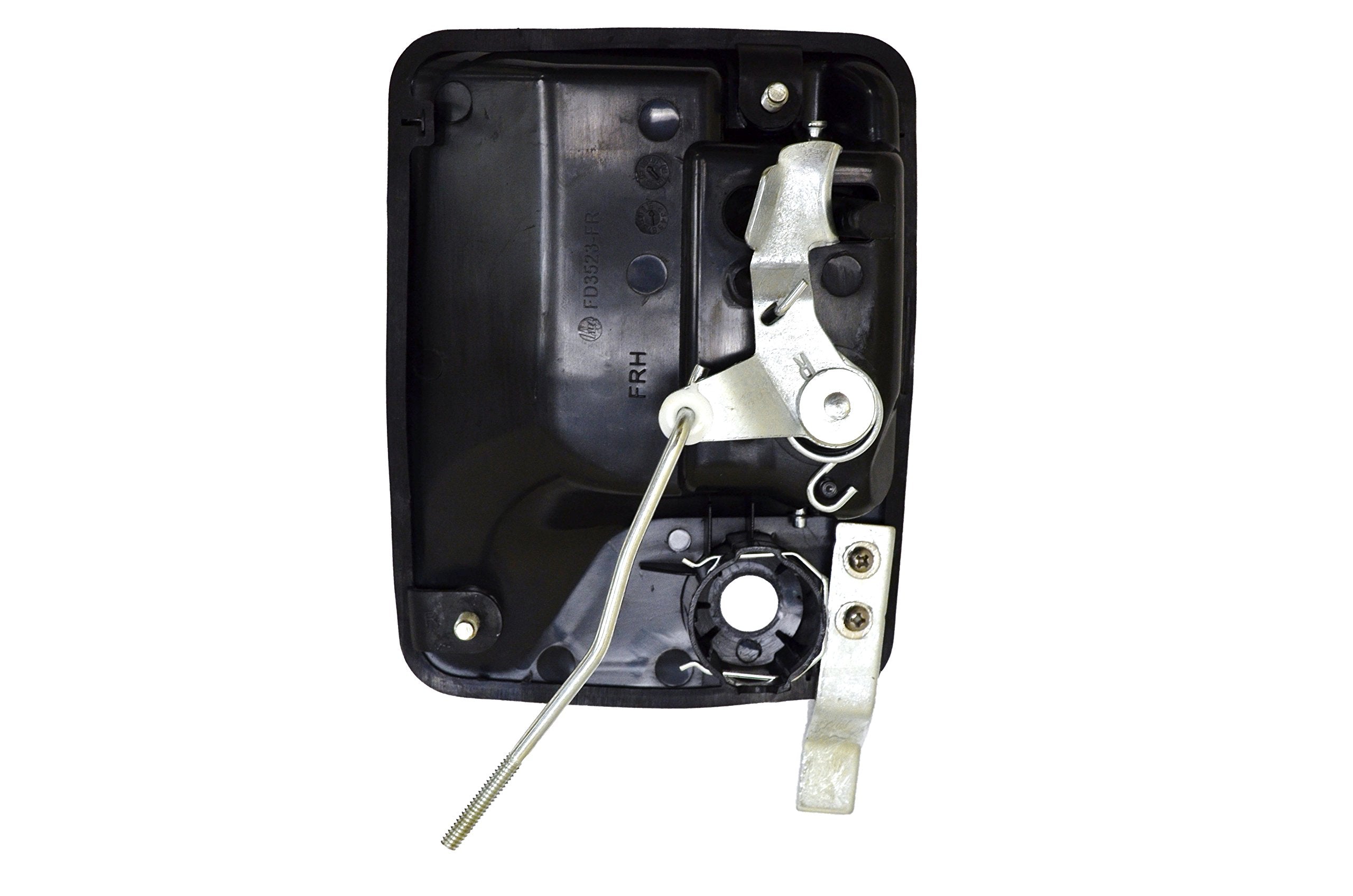Pt Auto Warehouse Fo-3523A-Fr - Outside Exterior Outer Door Handle, Textured Black - Passenger Side Front