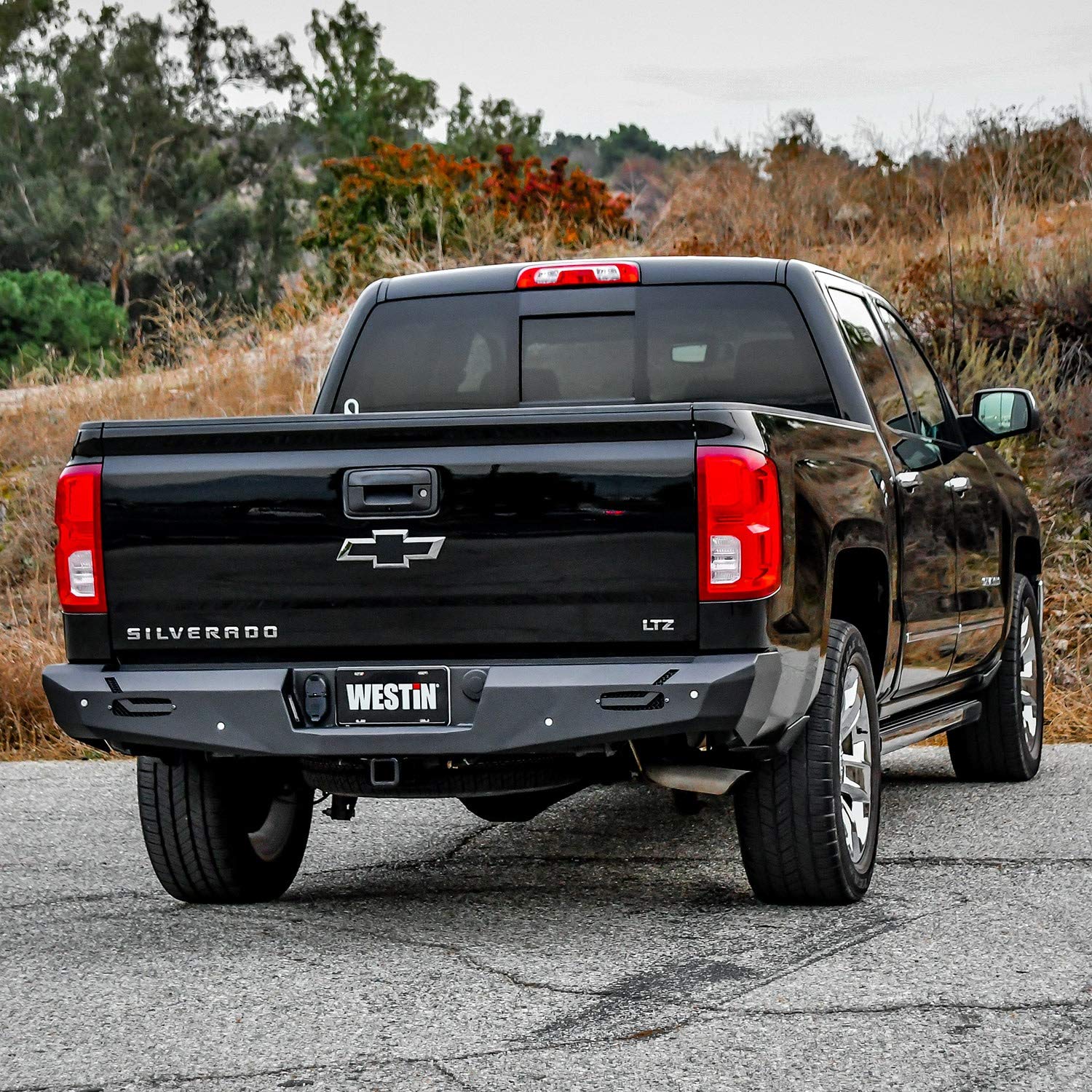 Westin 58-421005 Pro-Series Rear Bumper Fits 2014-2018 Silverado Sierra 1500 2019 Silverado Ld Sierra 1500 Limited 2015-2019 Silverado Sierra 2500 3500