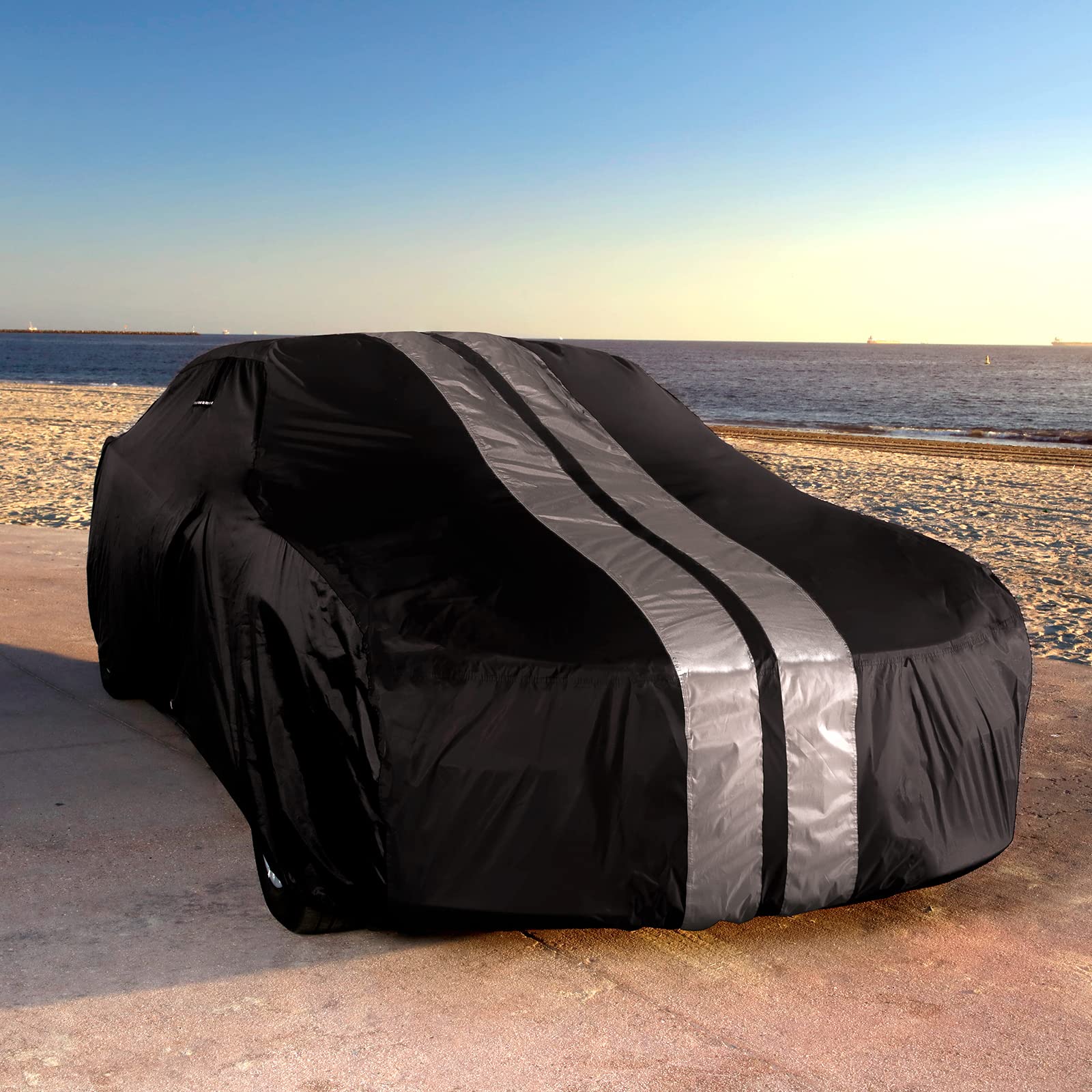 Icarcover Custom Car Cover For 1969-1973 Ford Mustang Waterproof All Weather Rain Snow Uv Sun Protector Full Exterior Indoor Out