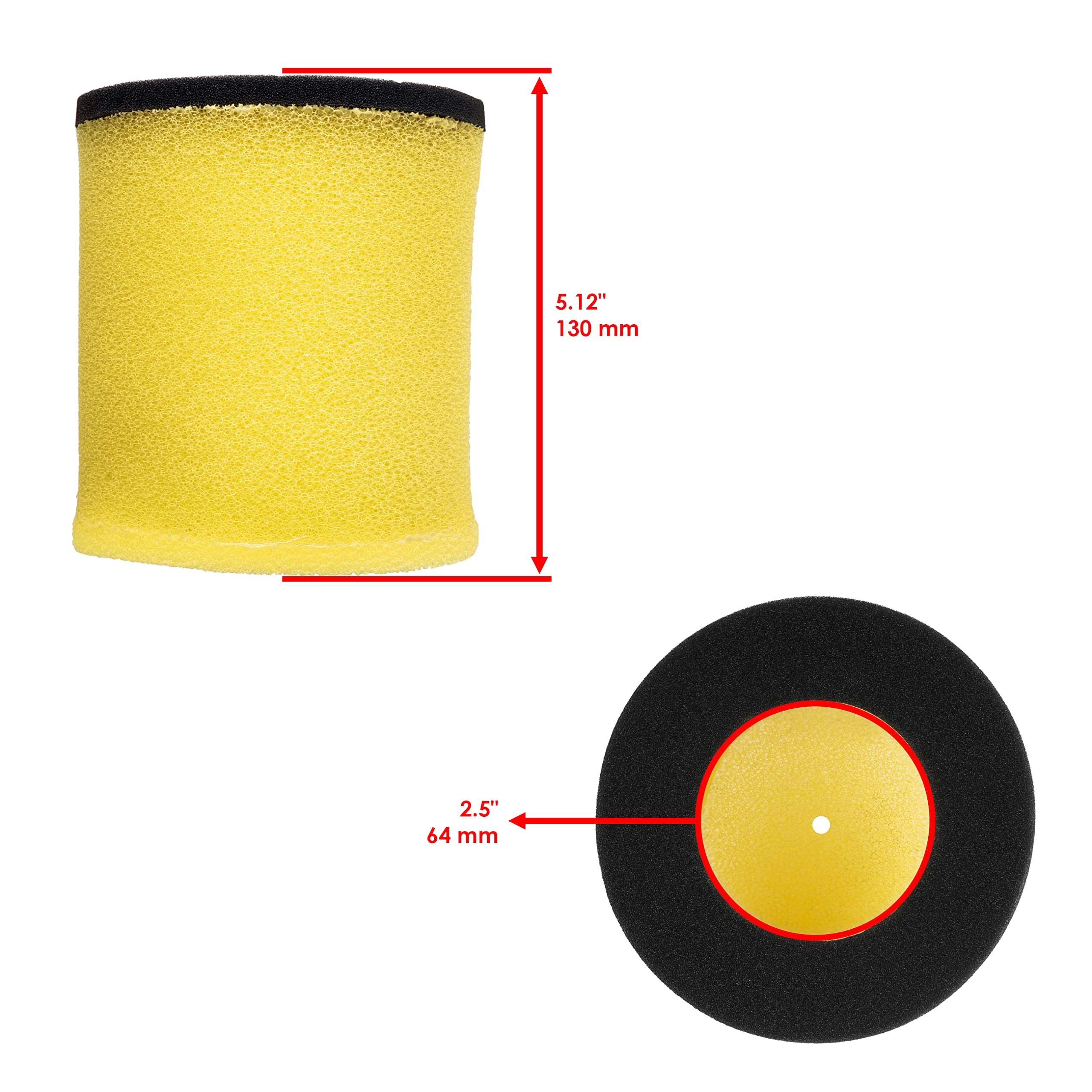 Caltric Air Filter Compatible With Suzuki Lt-F400 Lt-F400F Eiger 400 2X4 4X4 2003 2004 2005 2006 2007