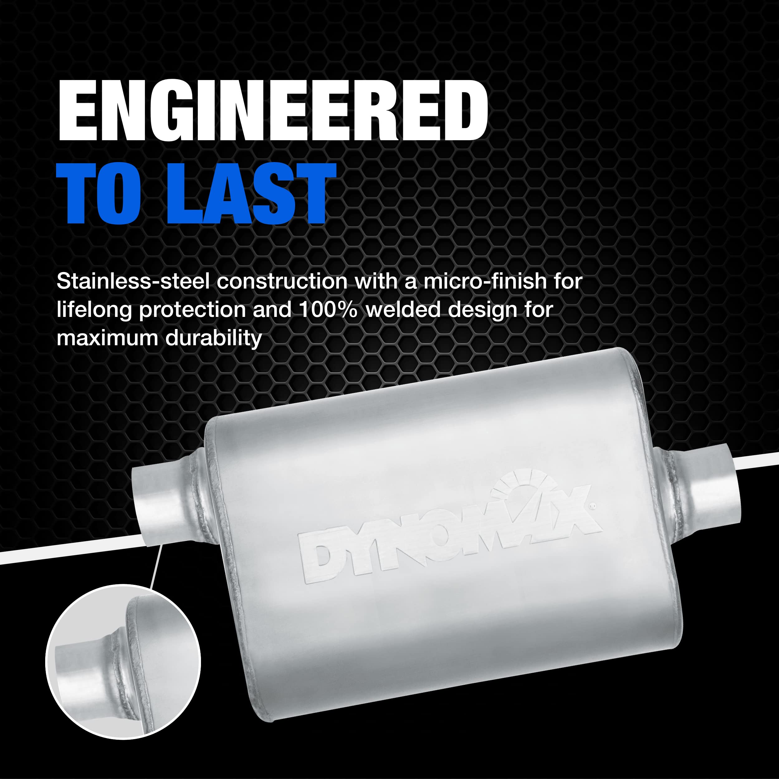 Dynomax Ultra Flo 17221 Exhaust Muffler For Ford F-250 Super Duty