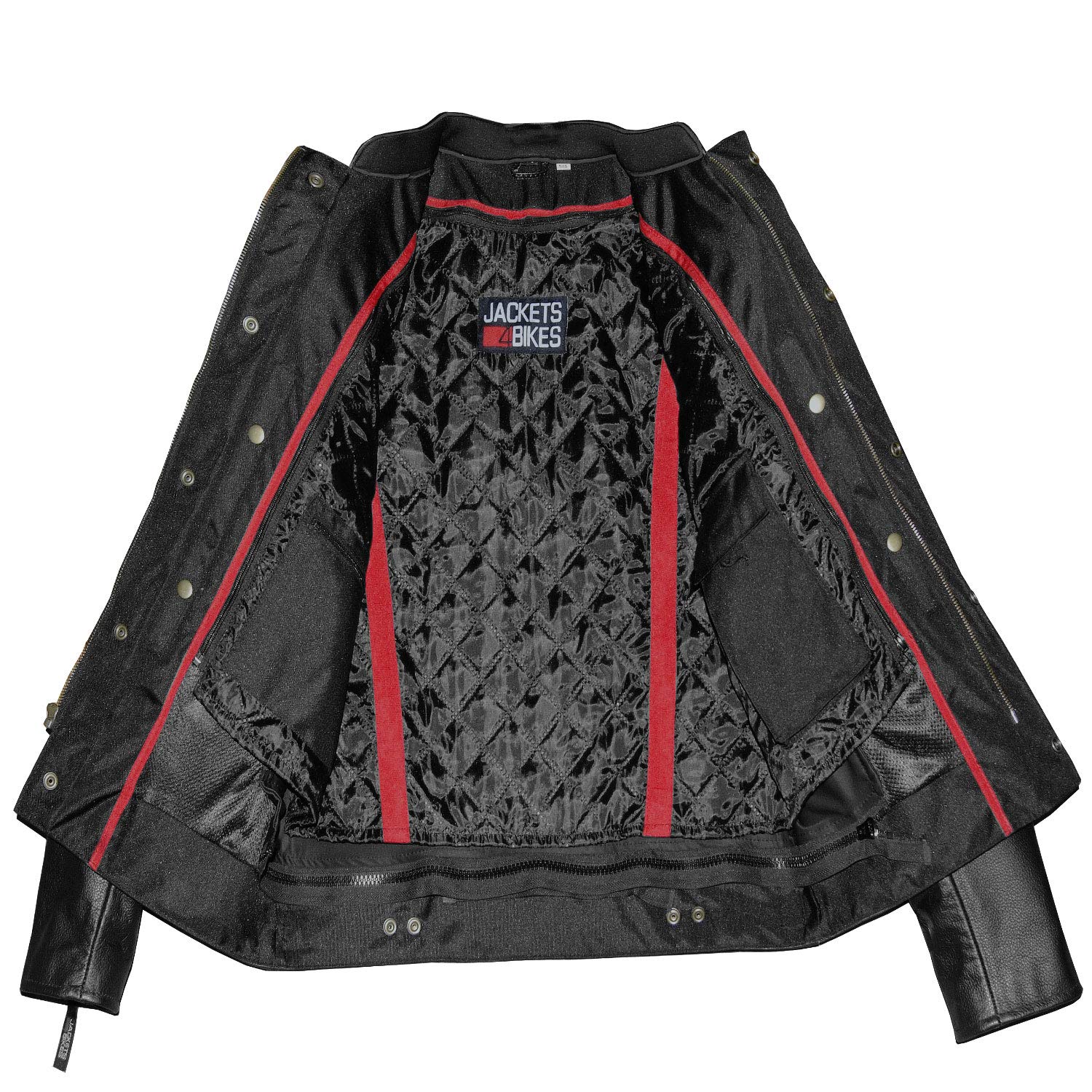 Men'S Commuter Premium Natural Buffalo Leather Motorcycle Jacket Ce Armor Conceal Carry Gun Pockets Cruiser Biker Black Xxl