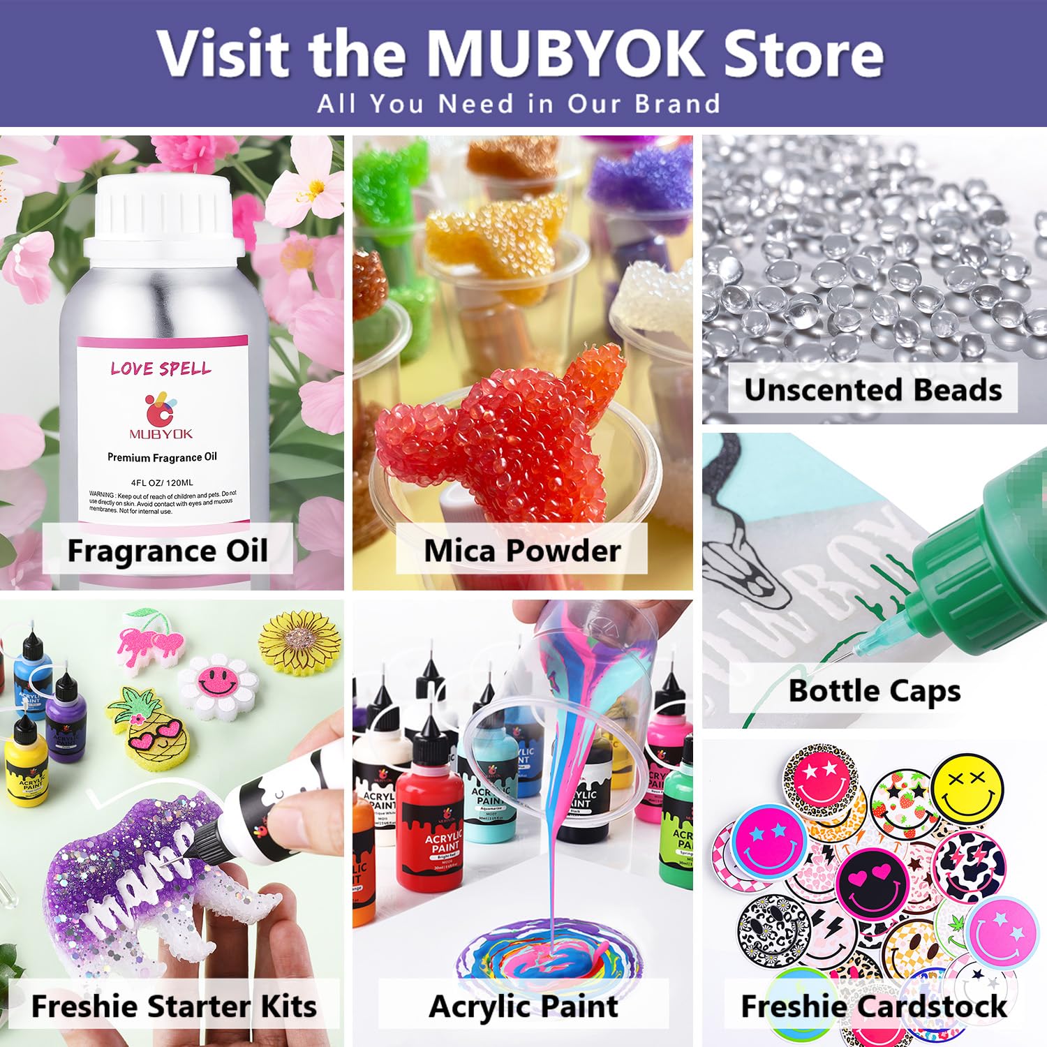 Mubyok 5Lb Premium Unscented Aroma Beads For Car Freshies Diy Eva Beads Freshie Beads Bulk Freshie Supplies
