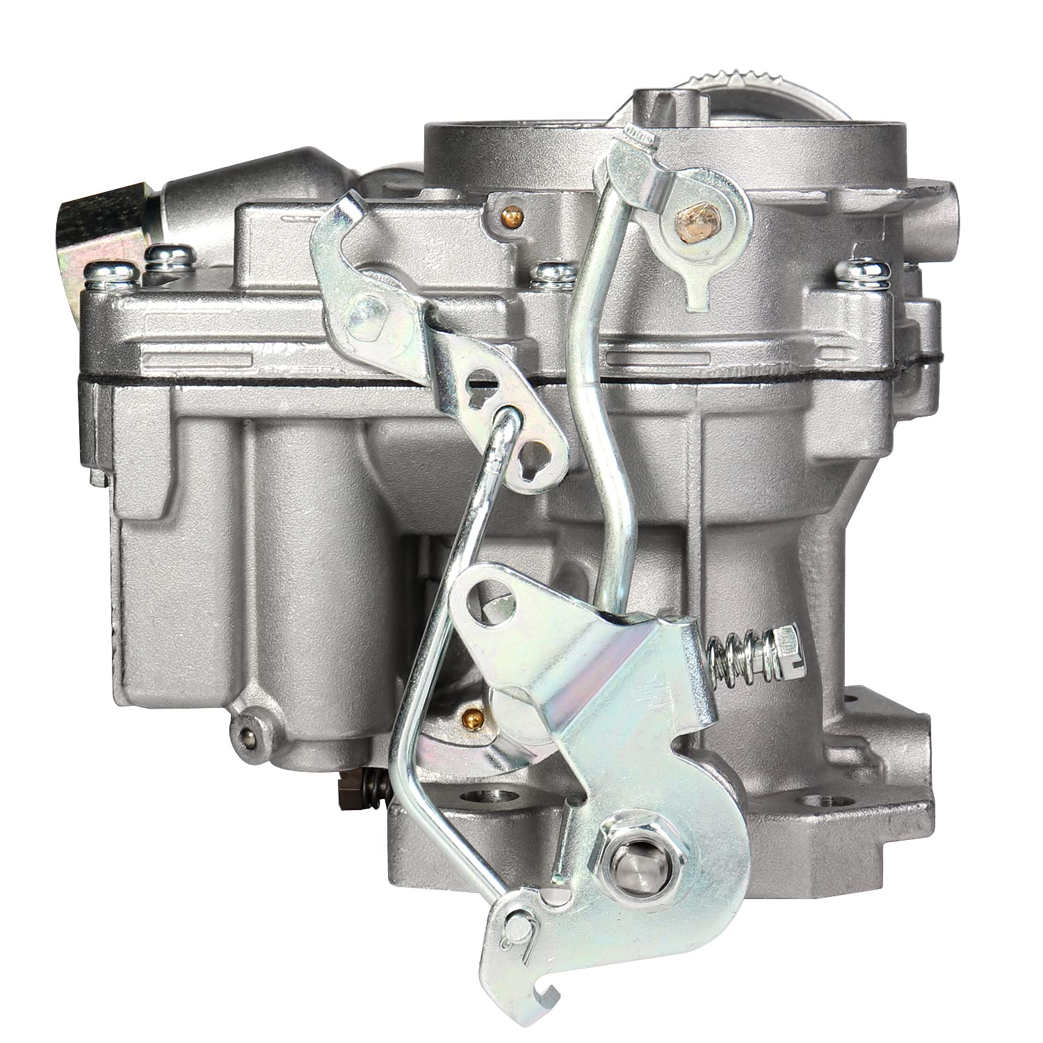 Marine Carburetor 2 Barrel Carb for Mercruiser Rochester Mercarb 3.0L 2.5L 4 CYL Engines with Electric Choke & Jets Gaskets Long