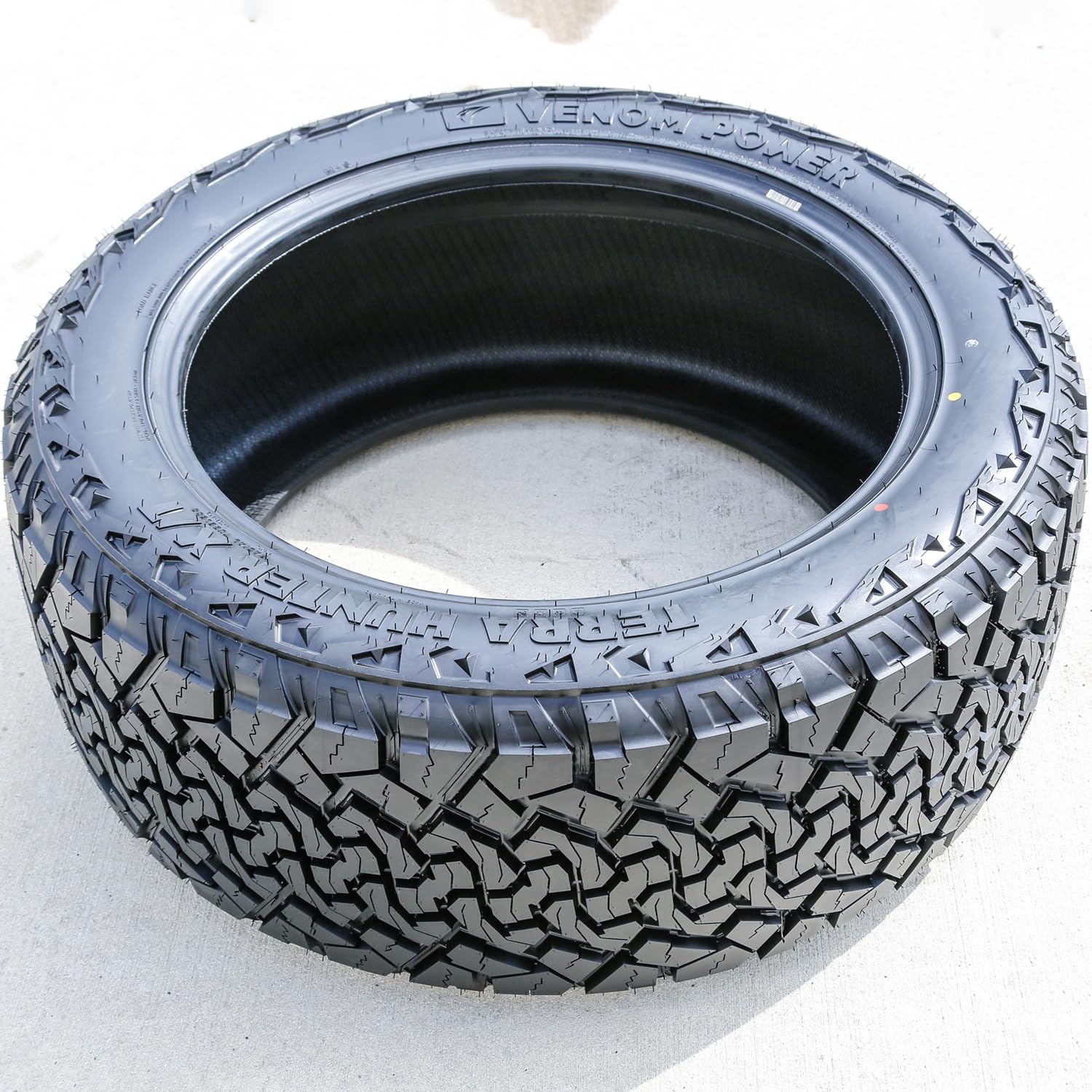Venom Power Terra Hunter X/T All-Terrain Tire - 35X13.50R26, Load Range E, 10-Ply, Black Side Wall