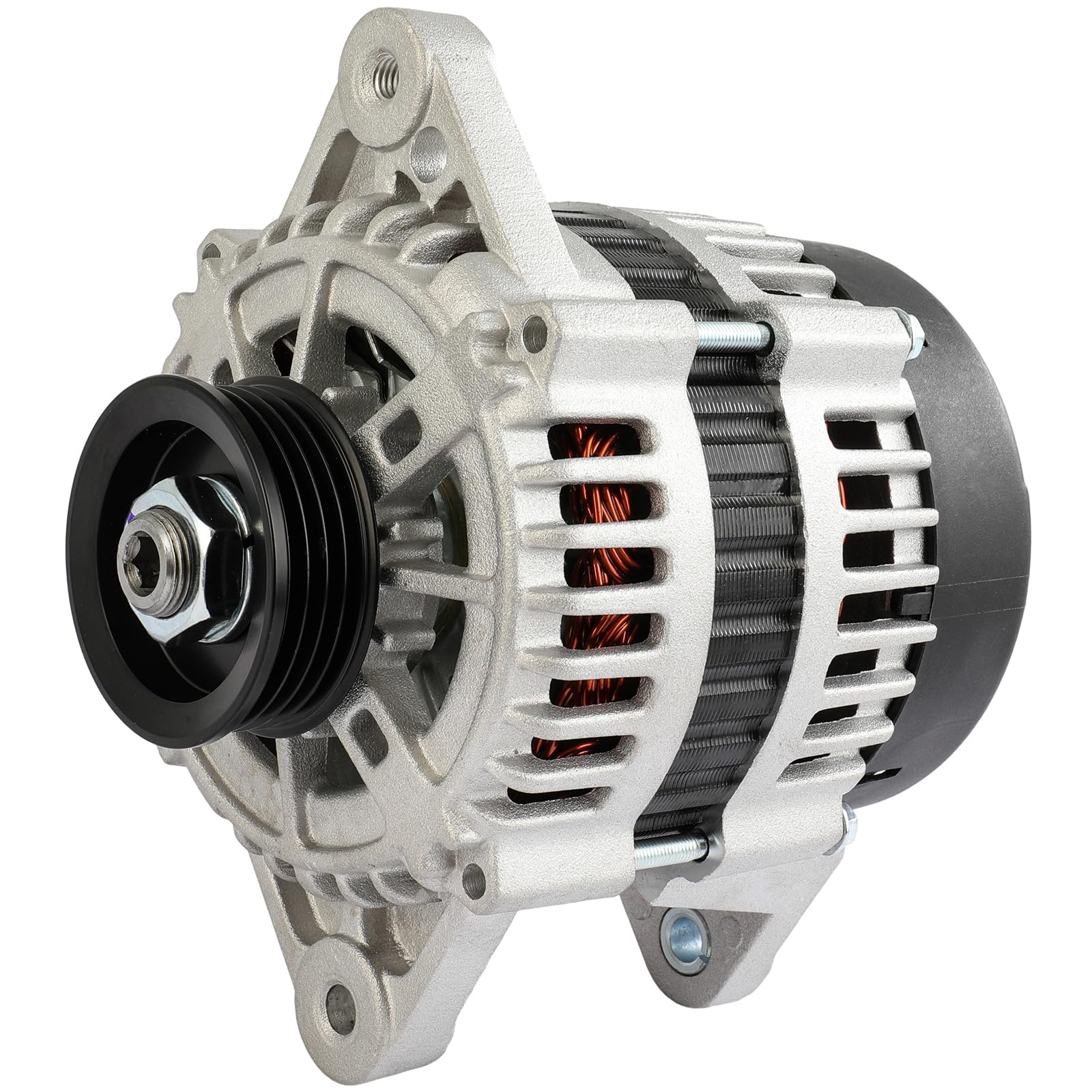 SCITOO Alternator Fits for Chevrolet for Matiz 1.0L 2011-2015,for Pontiac for Matiz 1.0L 2006-2010 12V 65Amp CW S4 Pulley Class 