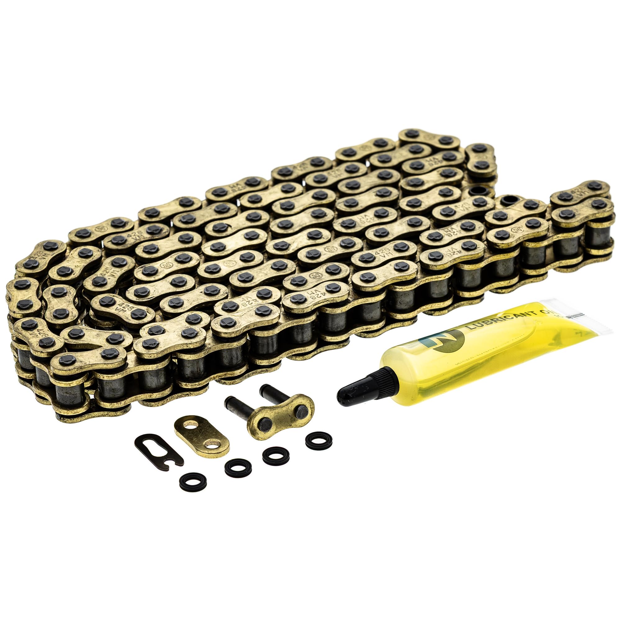 Niche Gold 428 X-Ring Chain 112 Links With Connecting Master Link