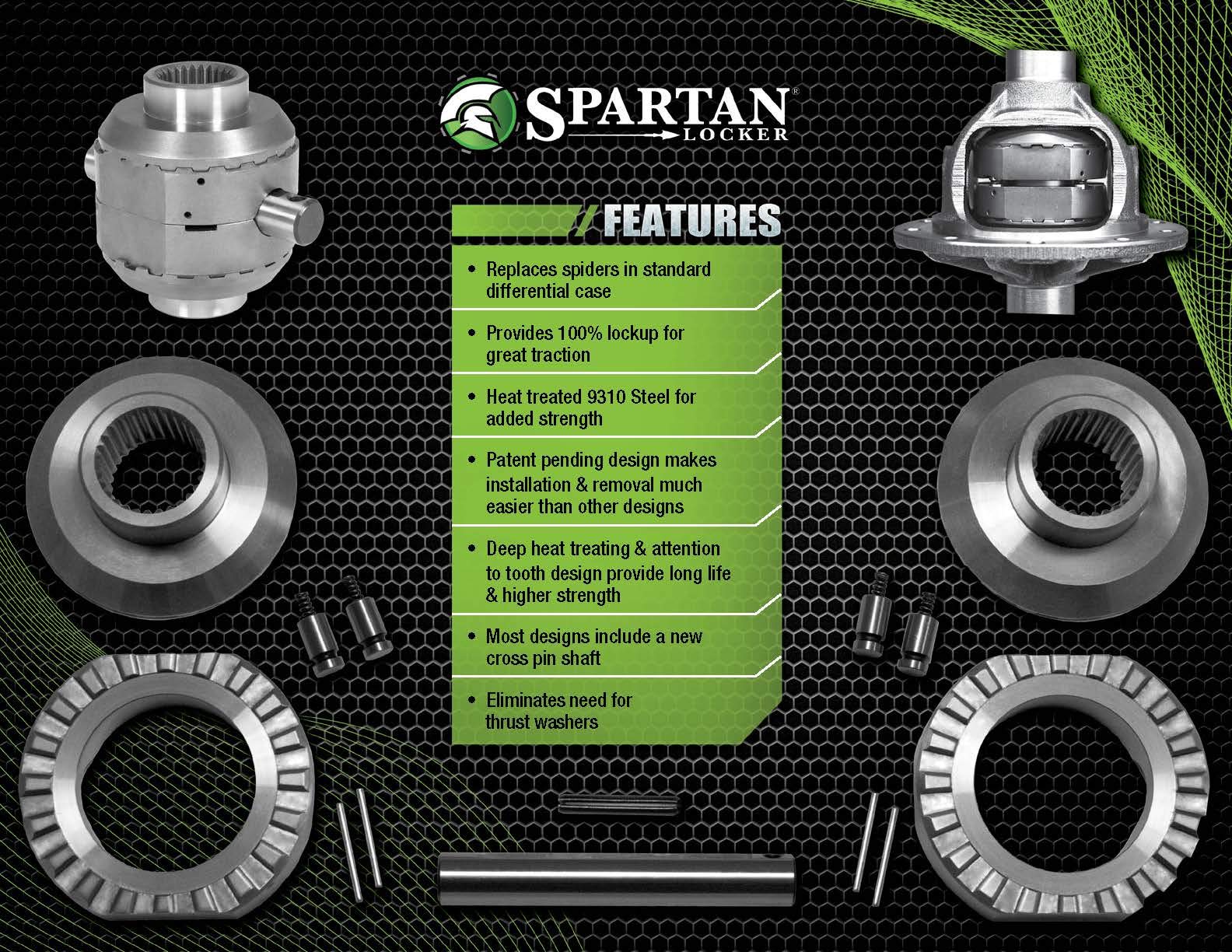 Usa Standard Gear Sl F9-28-31 Ford 9'' Differential-28 Or 31 Spline Axles Spartan Locker