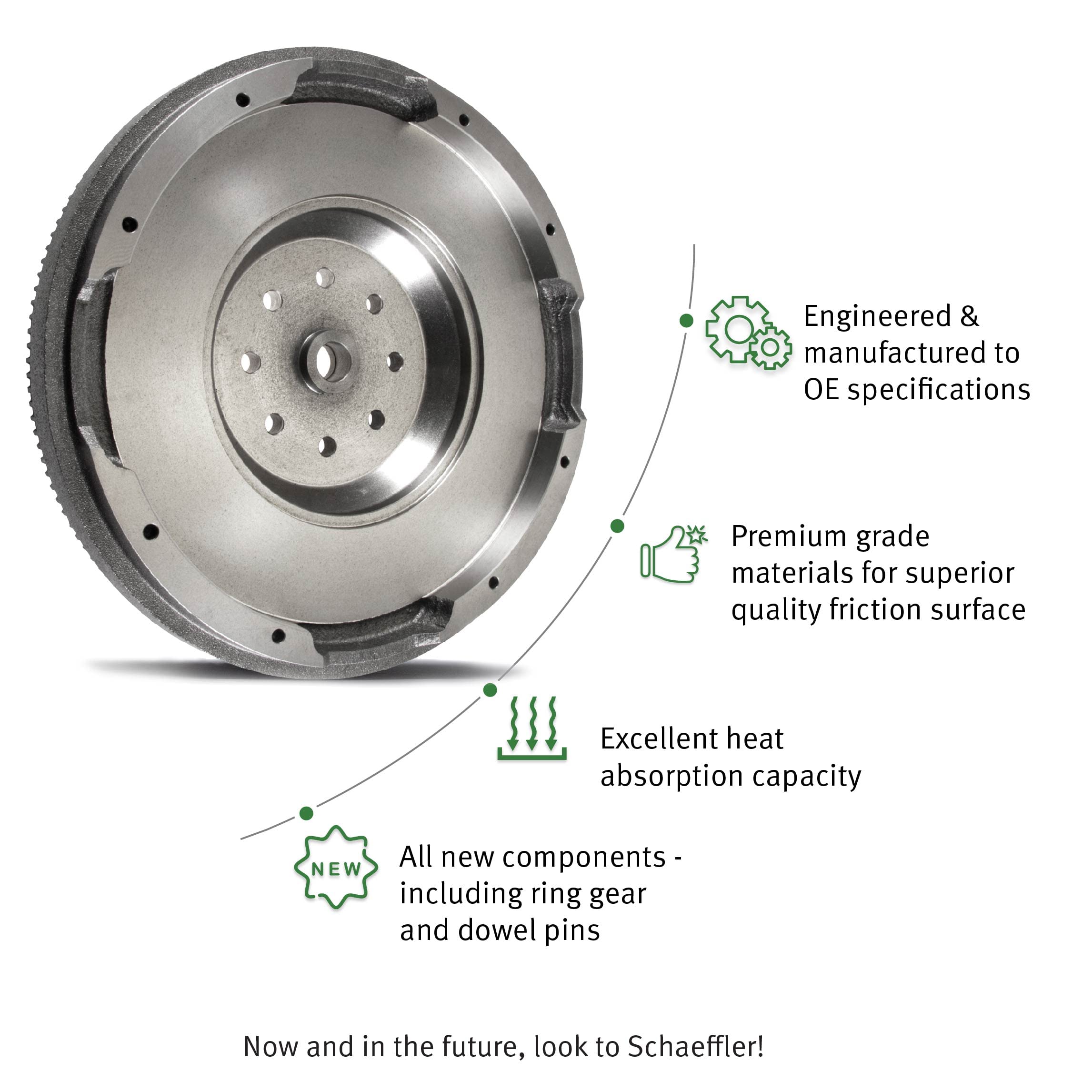 Schaeffler Luk Lfw189 Flywheel, Oem Flywheel, Luk Repset Clutch Replacement Parts