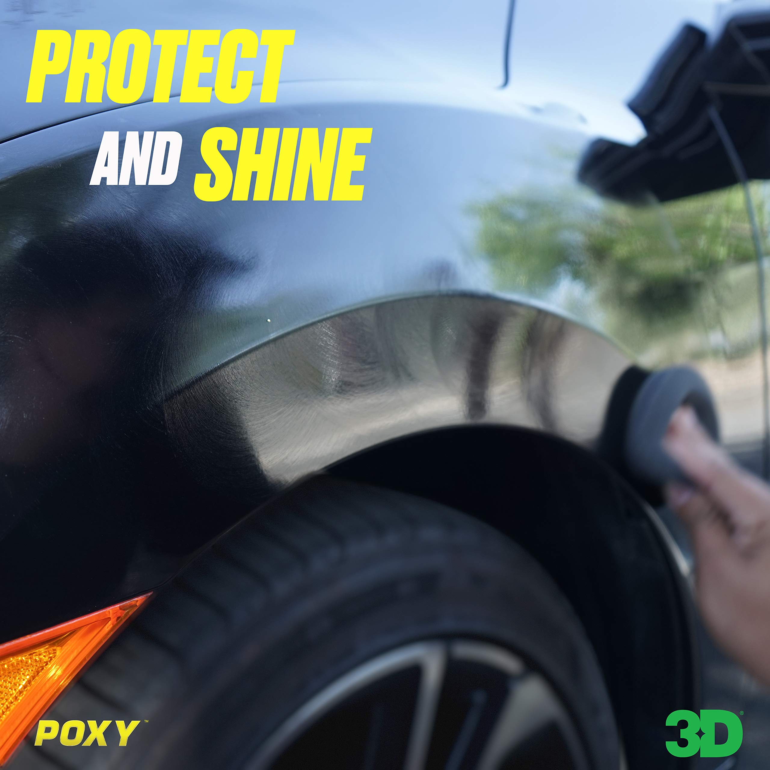 3D Poxy Montan Butter Car Wax - 16Oz - High Gloss, Non-Staining Car Wax Sealant With Long Lasting Protection - For Cars, Rvs, An