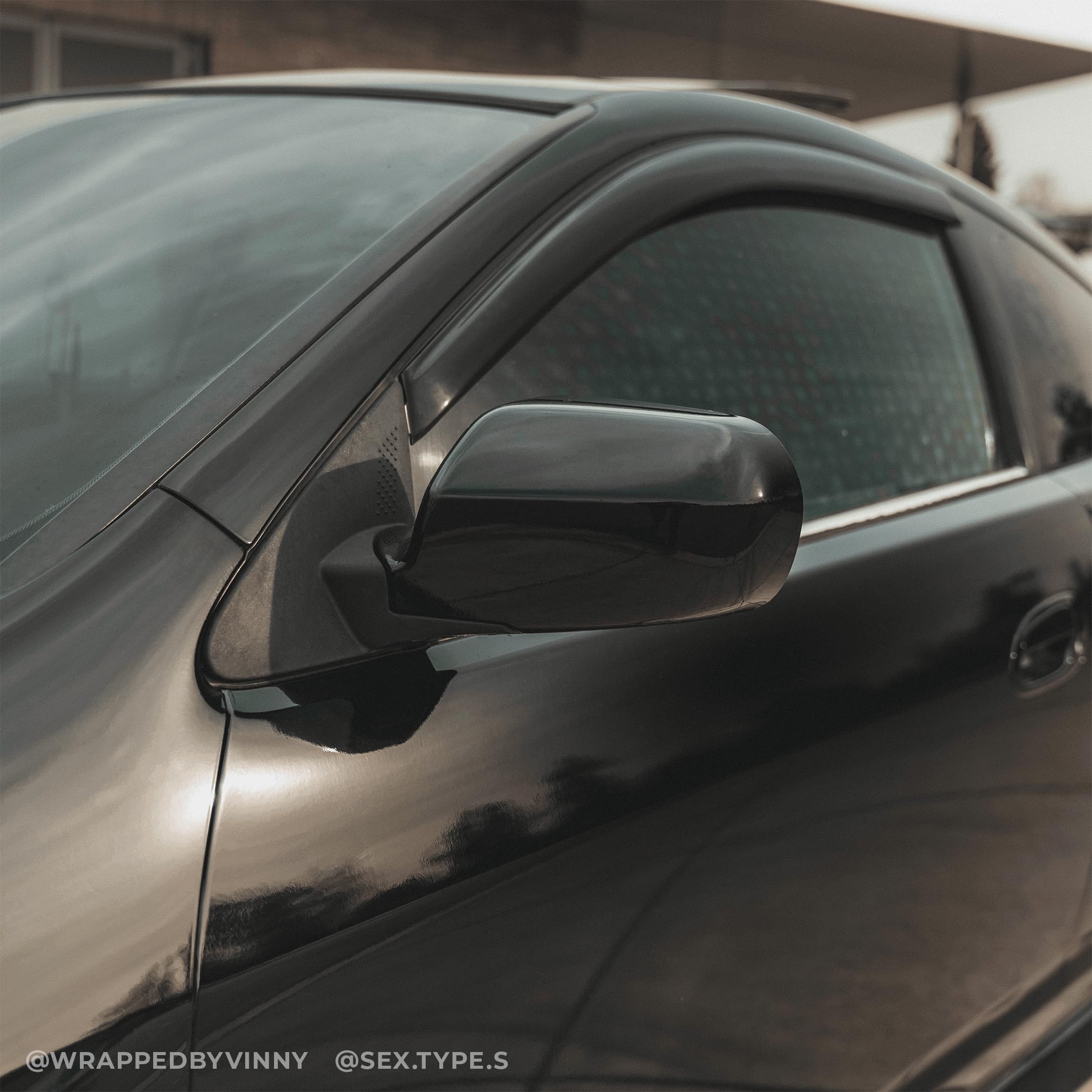 Vvivid Black High Gloss Realistic Paint-Like Microfinish Vinyl Wrap Roll Xpo Air Release Technology (25Ft X 5Ft)