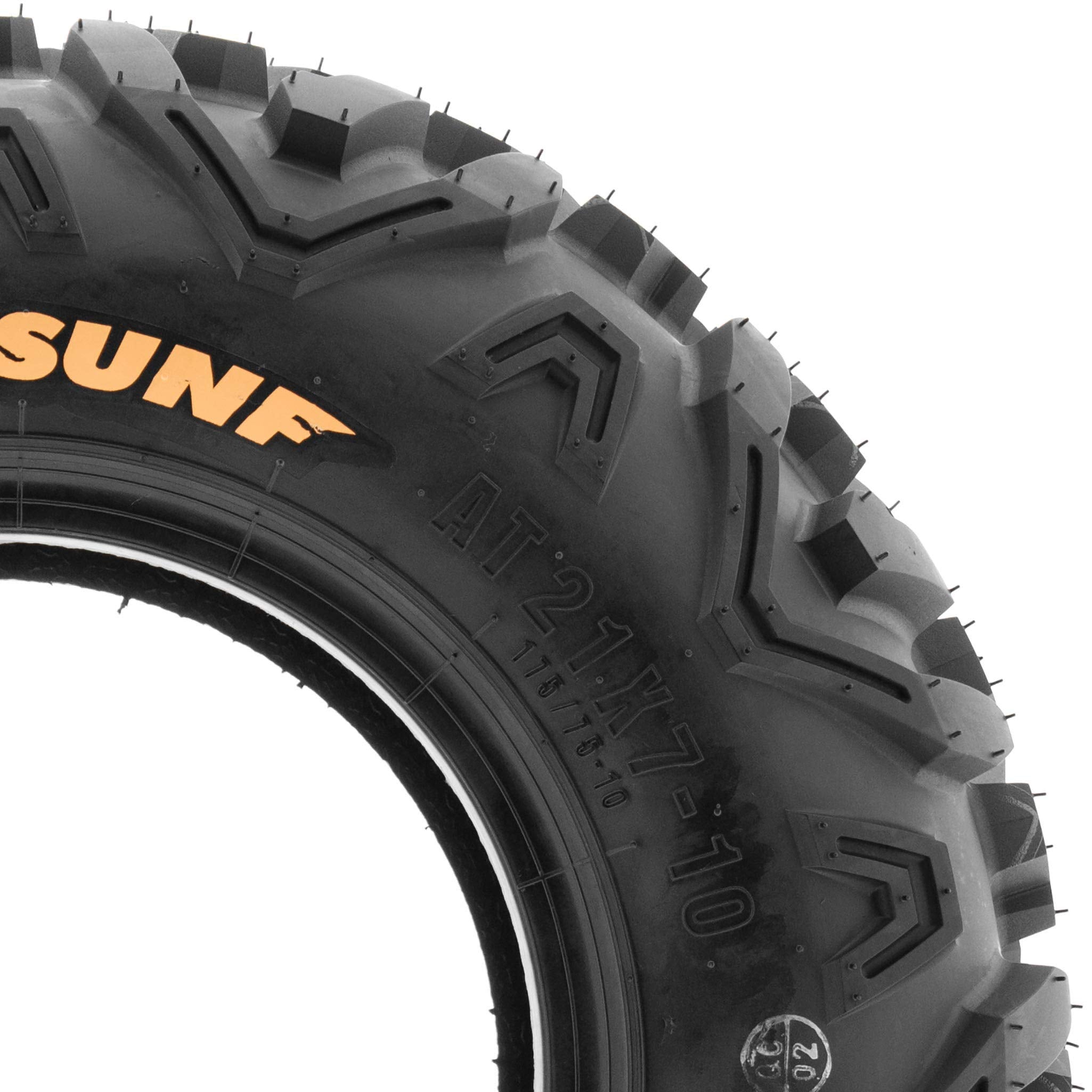 Pair Of 2 Sunf Power.Ii All-Terrain Atv Utv Off Road Tires 20X10-8 20X10X8,6 Pr Tubeless A051