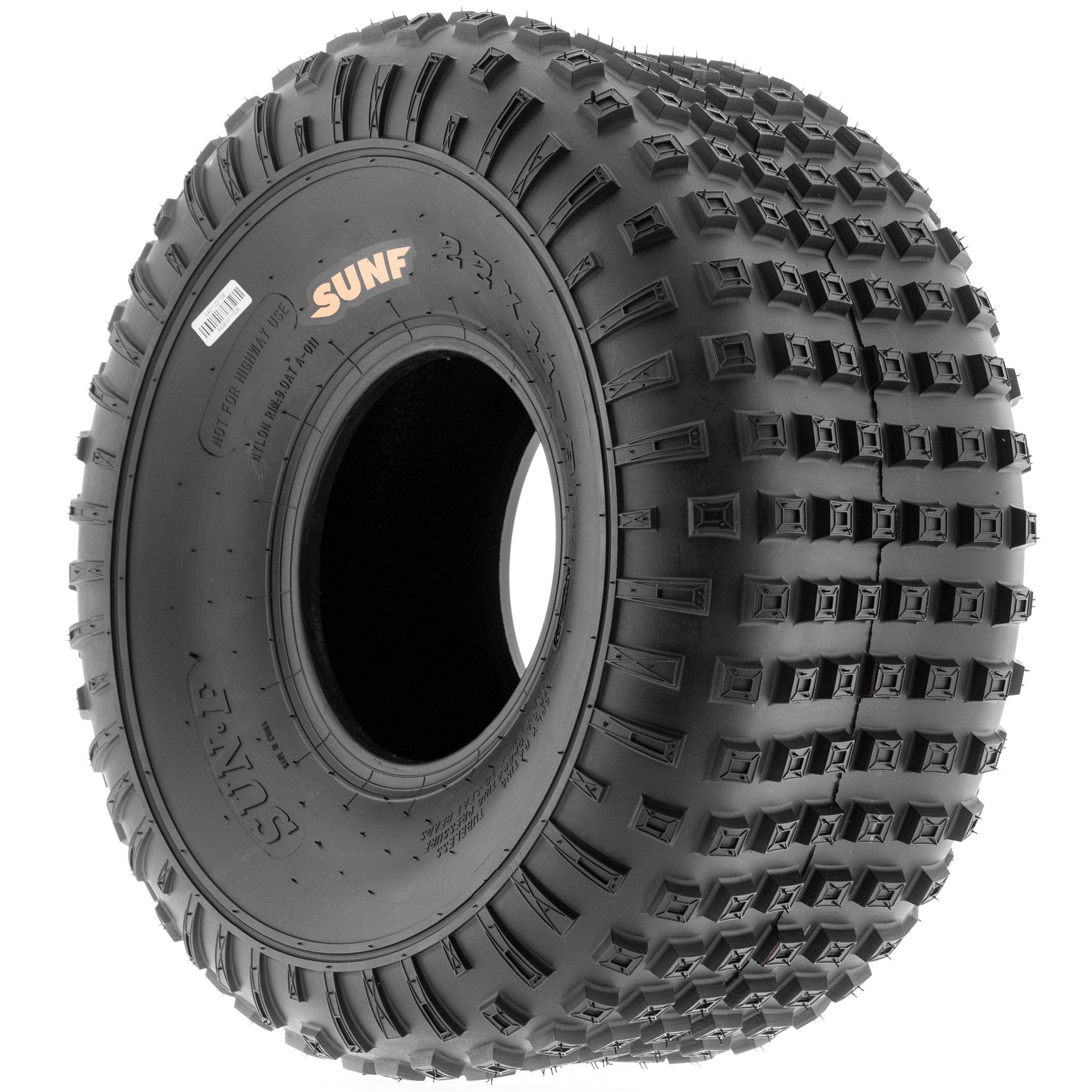 Set Pair of 2 SunF Go Kart/ATV Knobby Sport Tires 22x11-8 22x11x8 6 PR A011