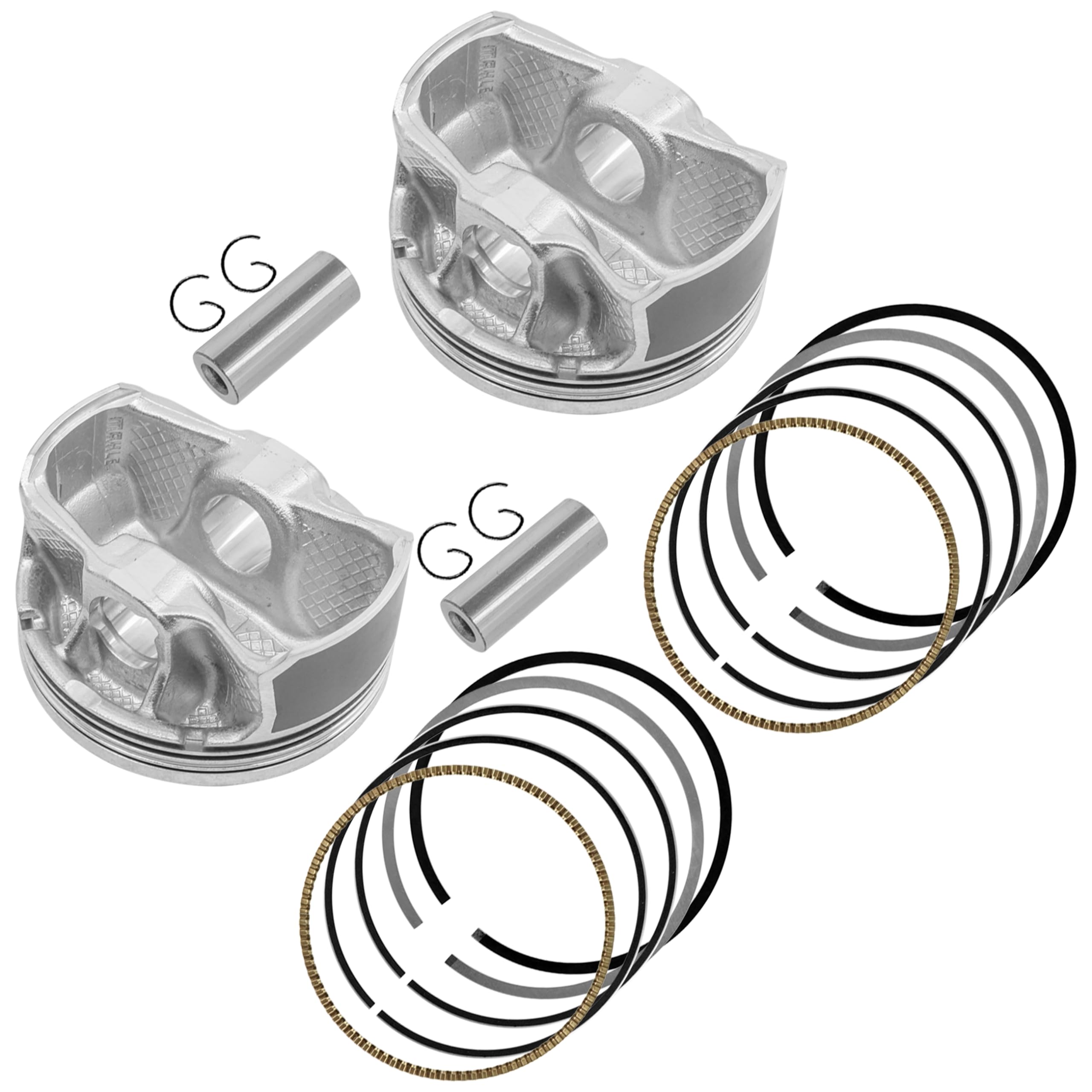 Caltric Cylinder Piston Kit with Rings Compatible with Polaris Ranger XP 900 2013 2014-2019