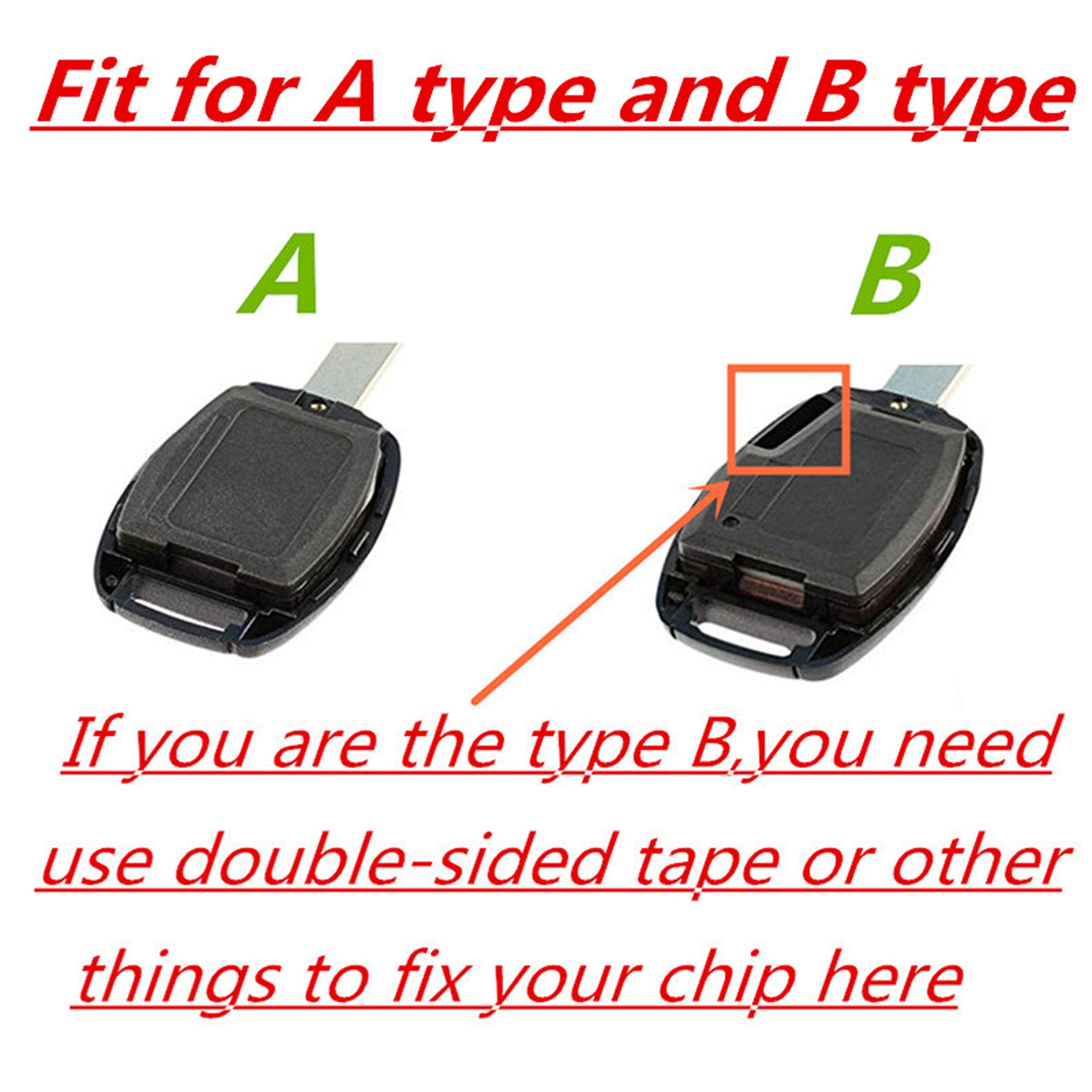 The Best 3+1 Buttons Replacement For Key Fob Shell Keyless Entry Remote Honda Key Fob Case With Screwdriver Fit For Honda 2008-2