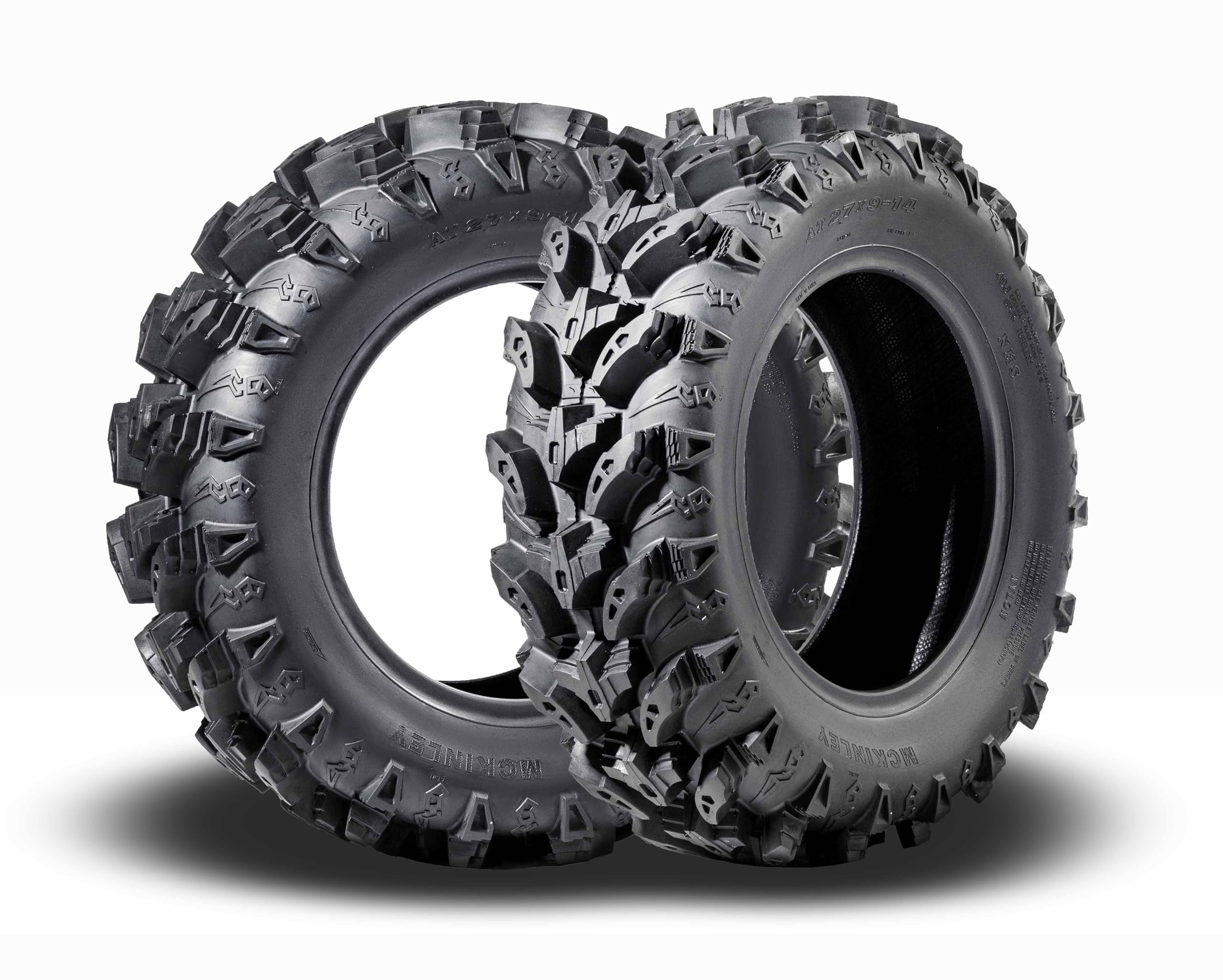 Mckinley Utv Atv Tires 27X9-14 6-Ply Super Mud 27X9X14 All Terrain X611, Set 2