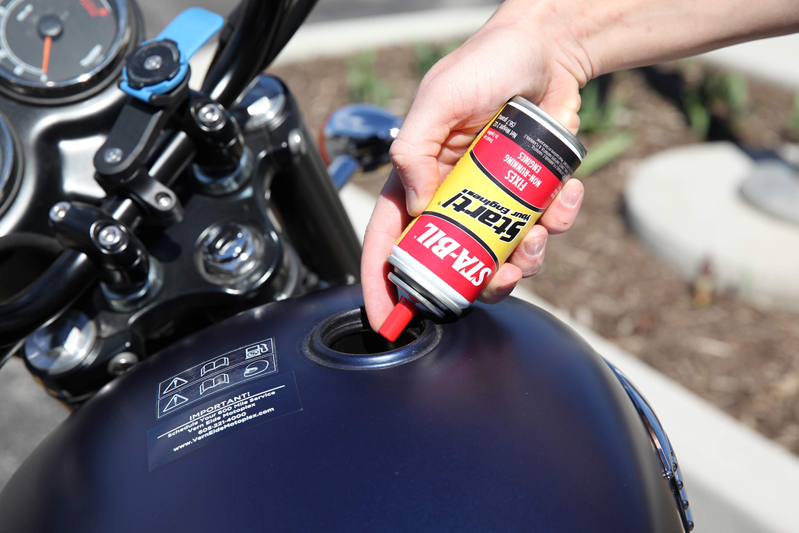 STA-BIL Fuel System Revitalizer - Fixes Non-Running Engines - 2 oz. (8 Pack) - Black - Model 21214-8PK