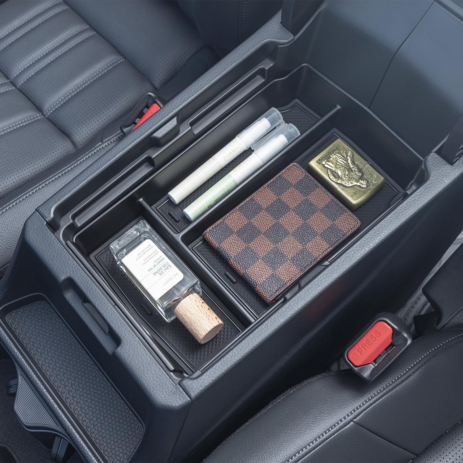 PIMCAR Center Console Organizer & Armrest Tray for Honda CR-V 2023-2026, ABS Plastic, 2PCS Armrest & Console Tray