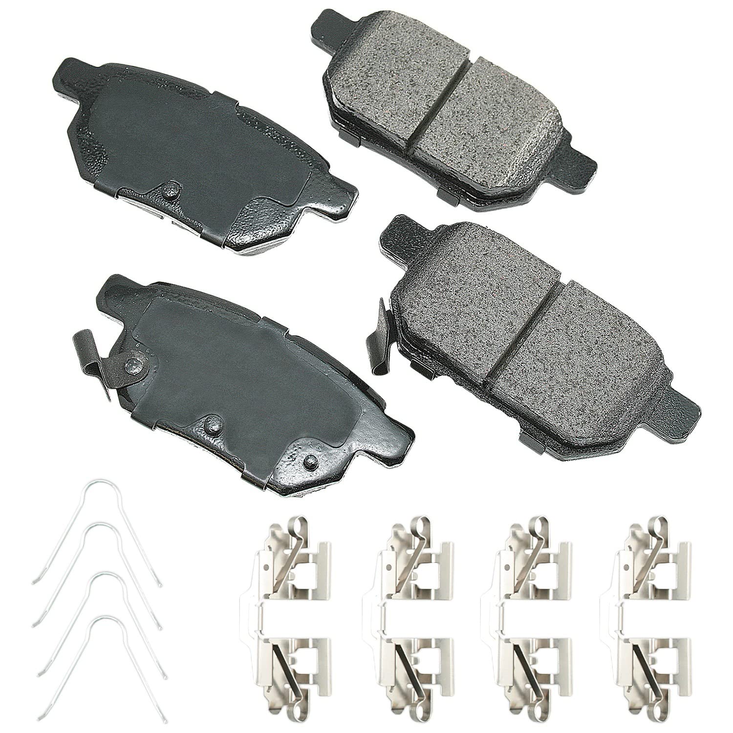 Akebono Act1354B Ultra-Premium Ceramic Rear Disc Brake Pads