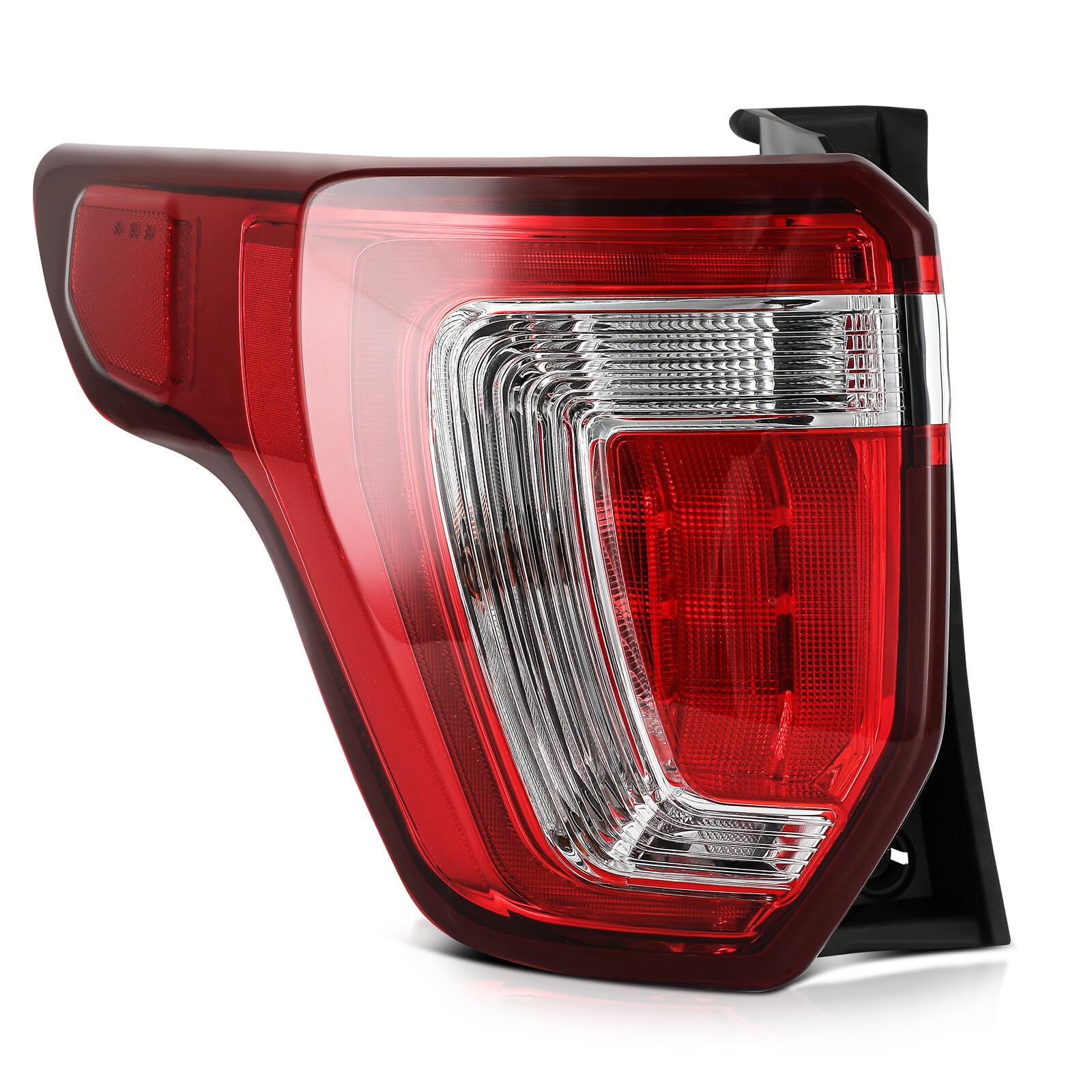 LBRST Tail Light Assembly Fit 2016-2019 for Explorer Driver Side Tail Light Black Housing FO2800251