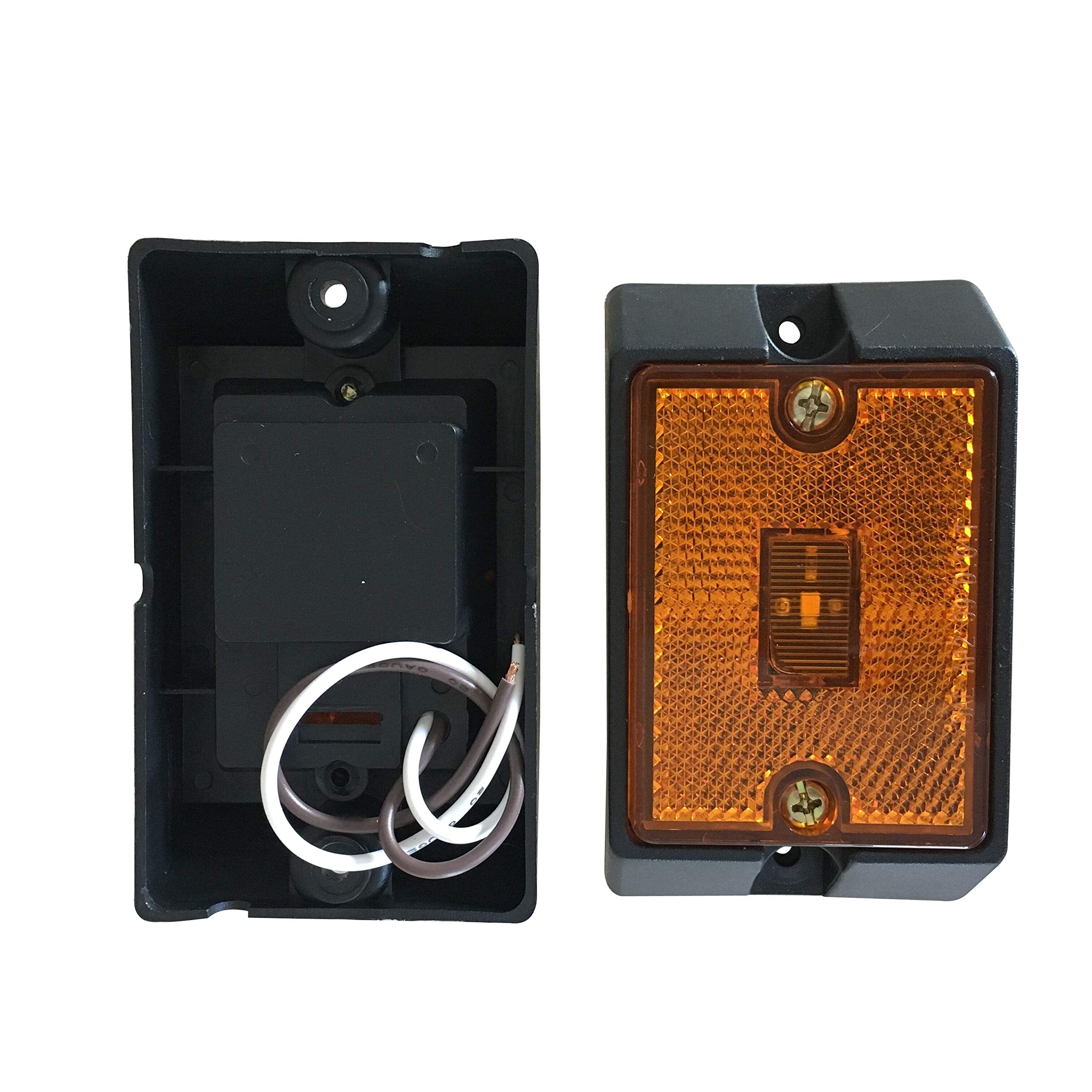 Maxxhaul 80745 Side Marker Led Amber Light - 2 Pack