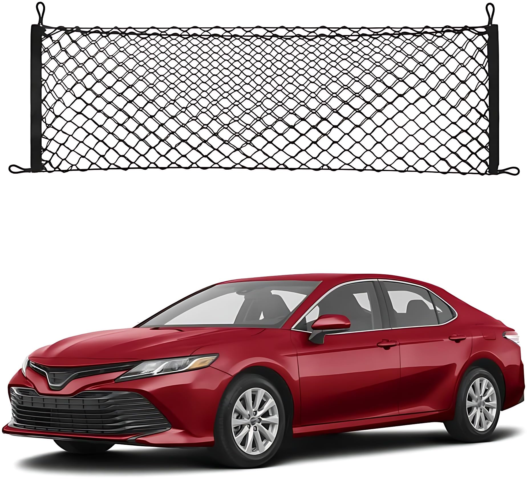 Tailgate Trunk Cargo Net Compatible With 2018 2019 2020 2021 2022 2023 2024 2025 Toyota Camry