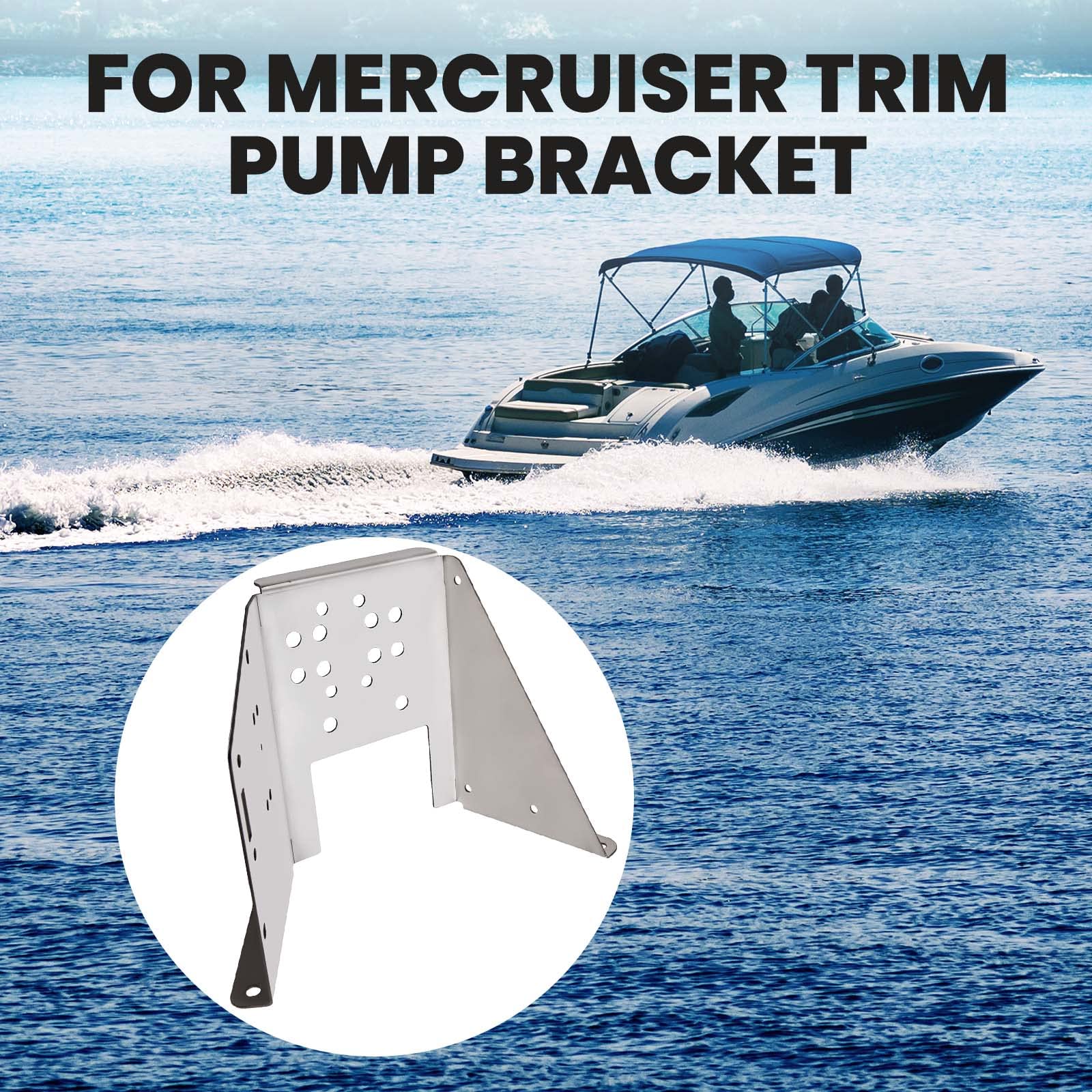 Waverspeed Trim Pump Bracket for MerCruiser, Stainless Steel, Model GMAM41, Compatible with 42419A1, 862548A1, PH200-T066, 18