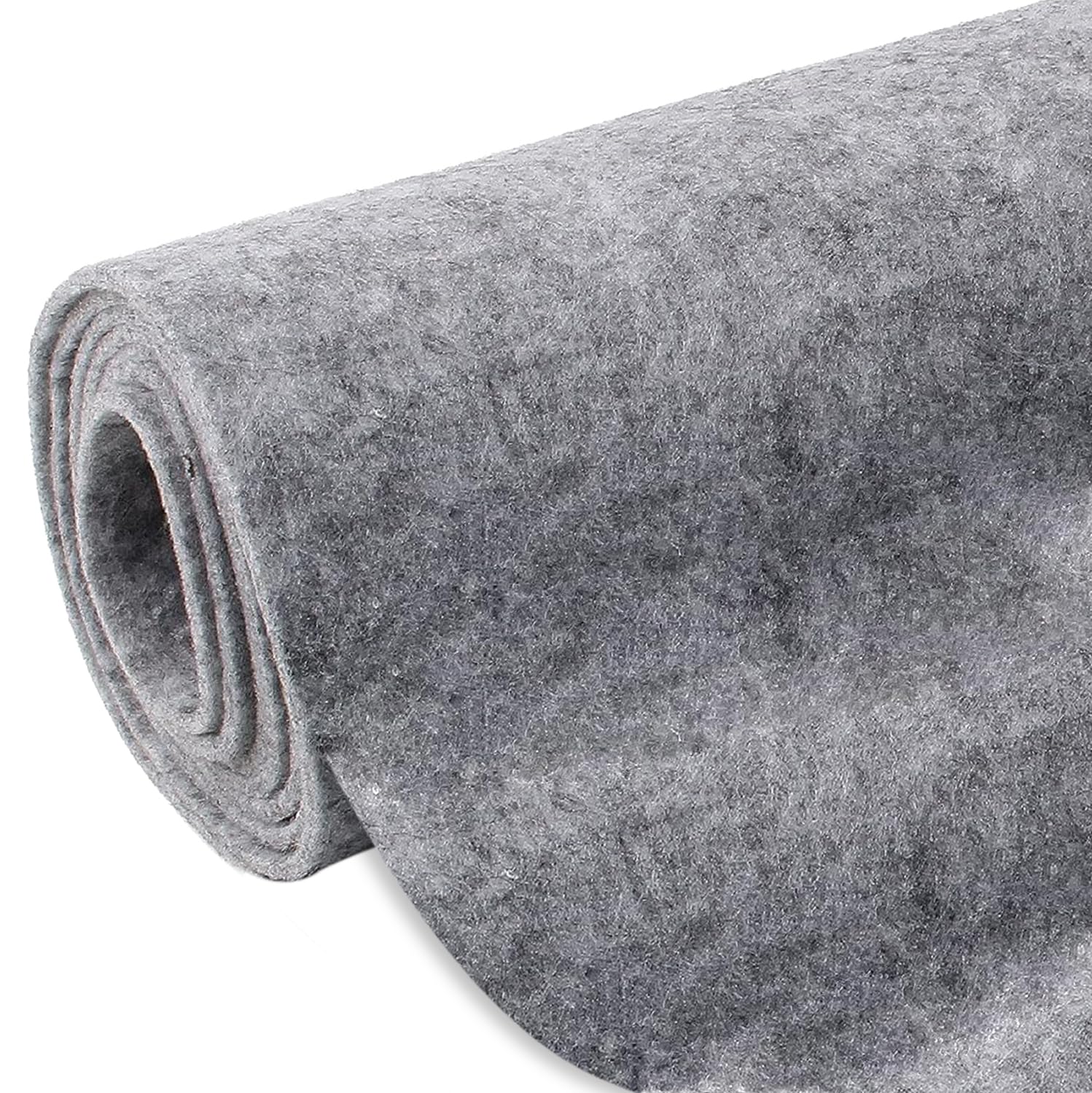 Halero 78''x40'' Light Gray Underfelt Carpet for Speaker, Sub Box Carpet, Auto, RV, Boat, Marine, Truck, Car Trunk Felt Fabric M