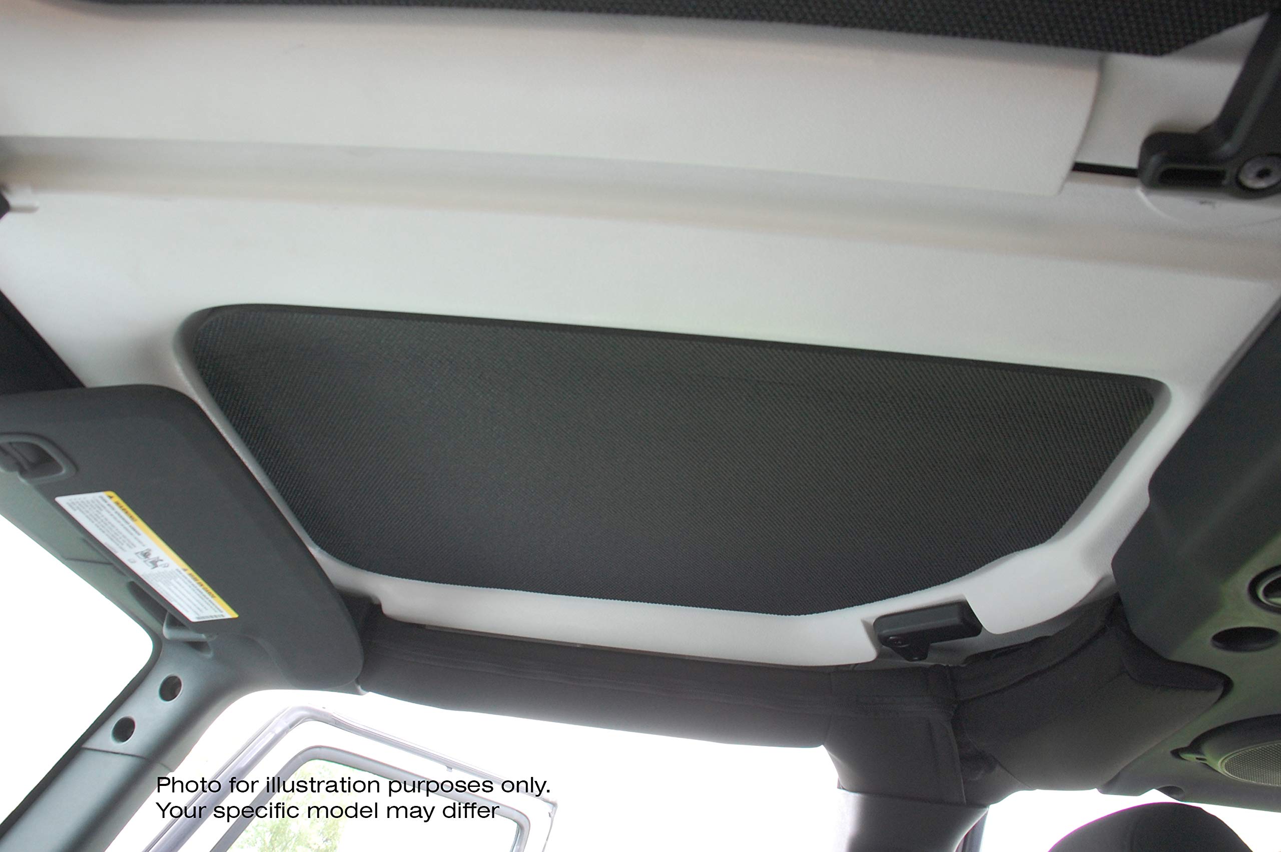 Design Engineering 050170 Boom Mat White Sound Deadening Headliner Compatible With 4-Door Jeep Wrangler Jl (2018-Up)
