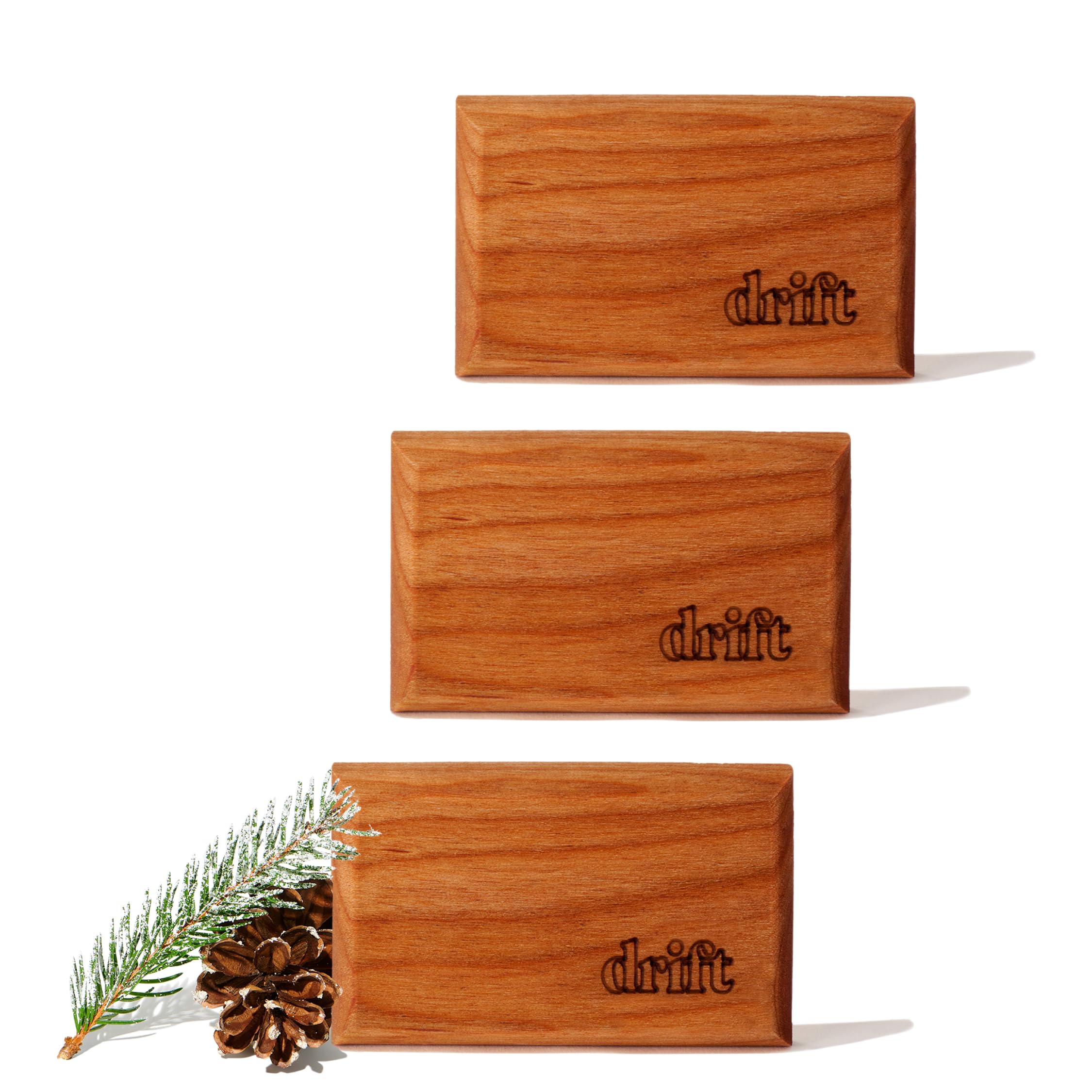 Drift Car Air Freshener - Wood Fragrance - Automotive Odor Eliminator - Car Fresheners Long Lasting - Pine Scent Refill - Pack o