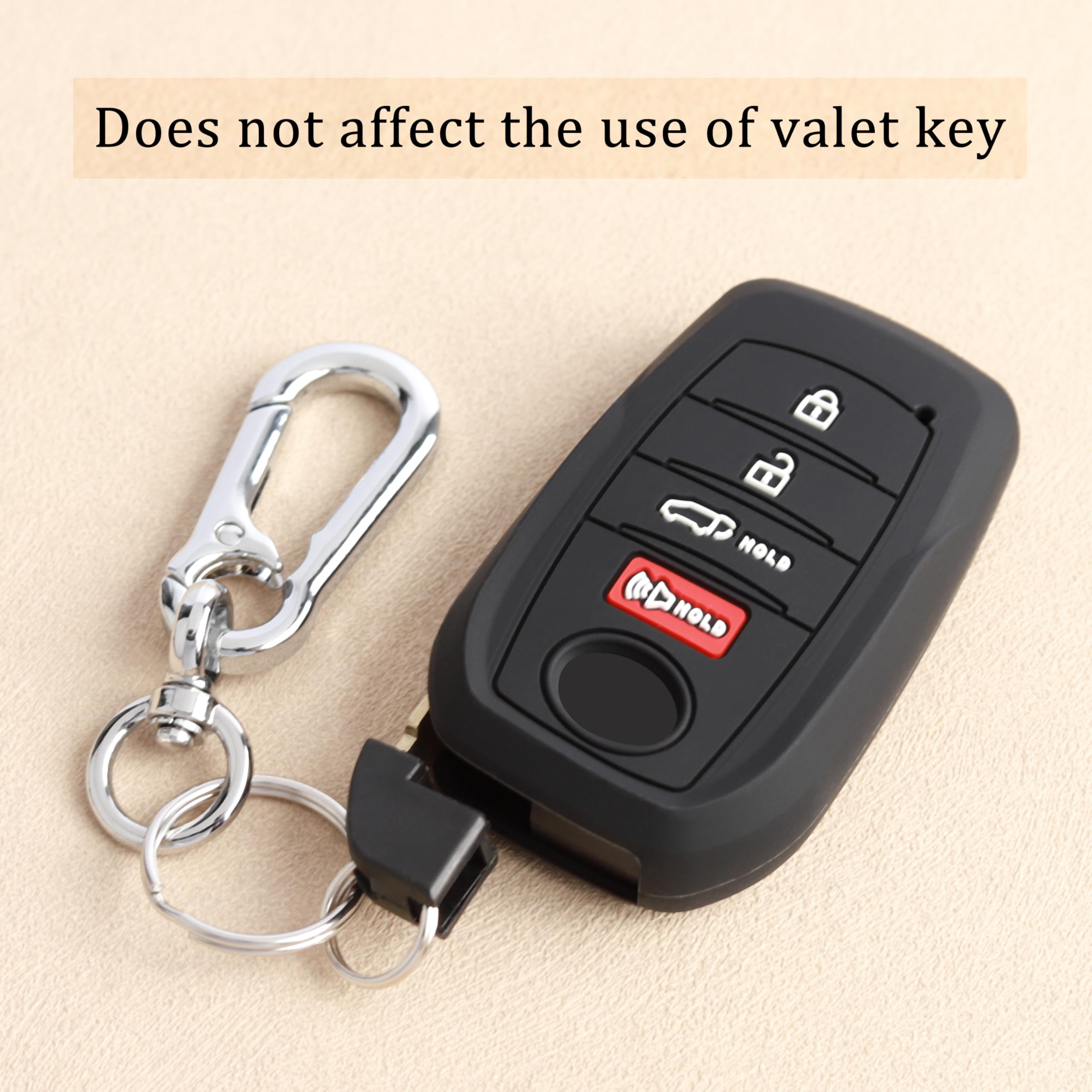 TANDRIVE Key Fob Cover for Toyota 2025 Grand Highlander Corolla Cross 4Runner Land Cruiser Highlander Crown Signia Sequoia Venza