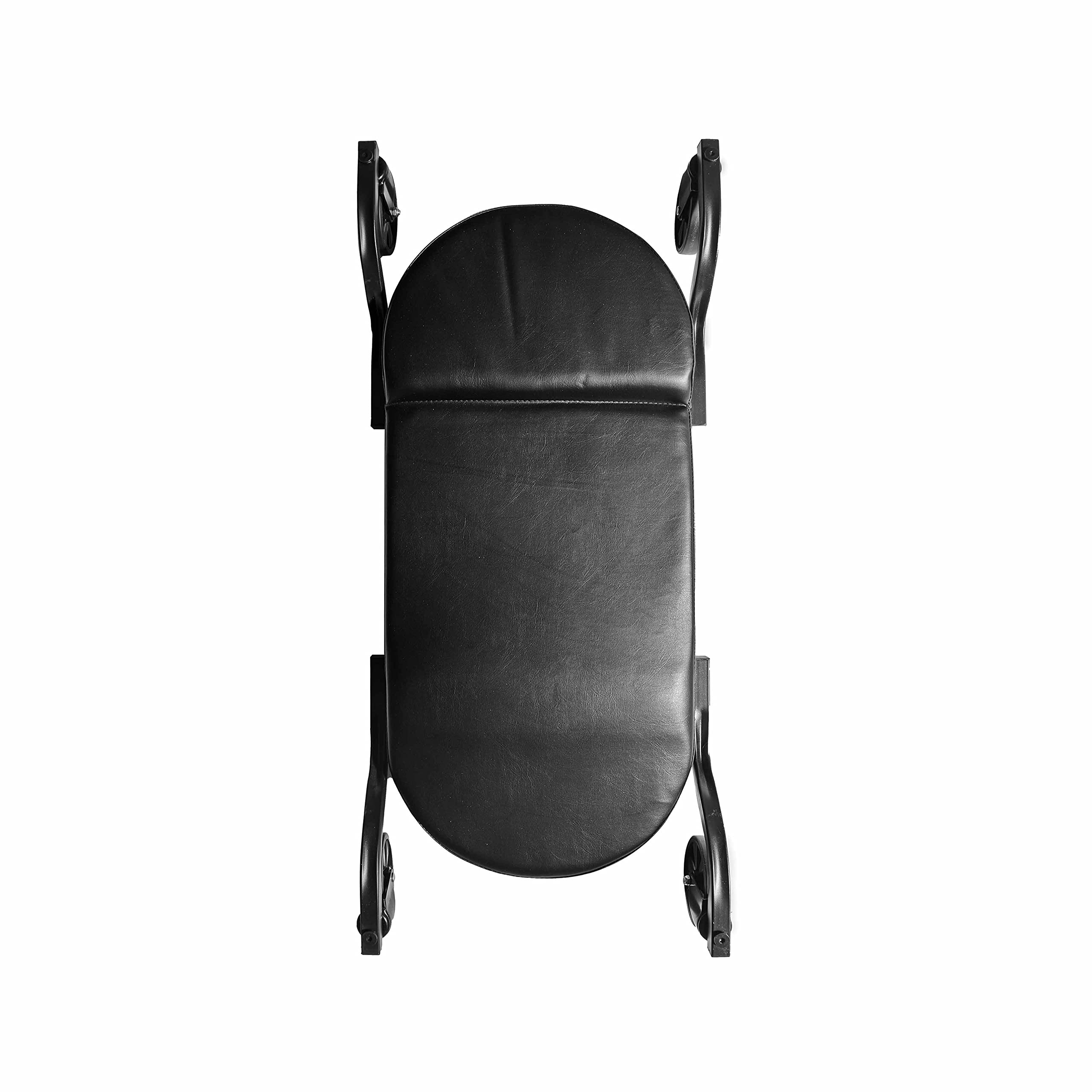 Traxion 1-100 Progear Wide Body Low Profile Automotive Creeper W/All-Terrain 5'' Casters , Black