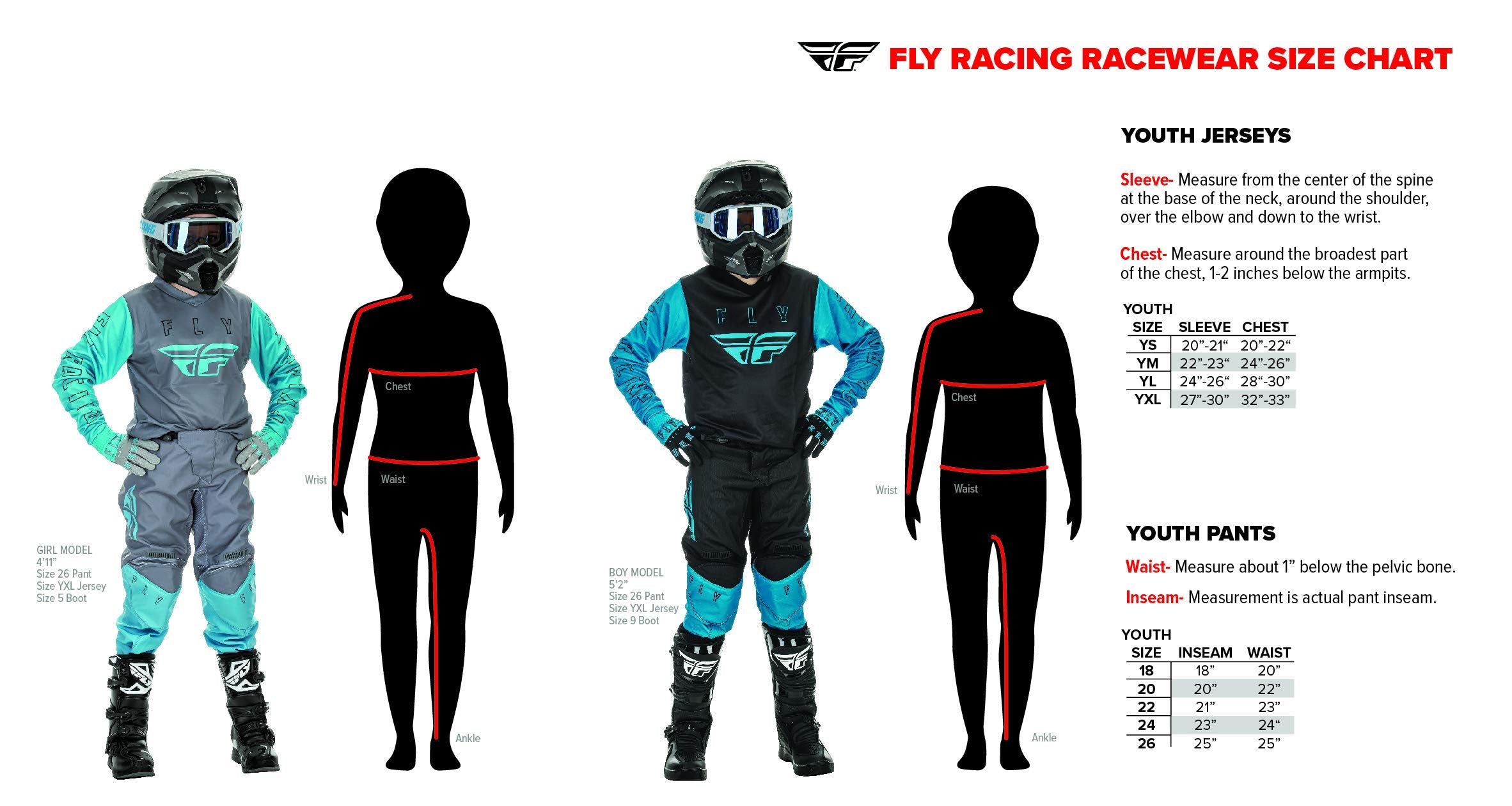 Fly Racing Youth F-16 Pants (Blue/Grey/Black, Youth Us 20)