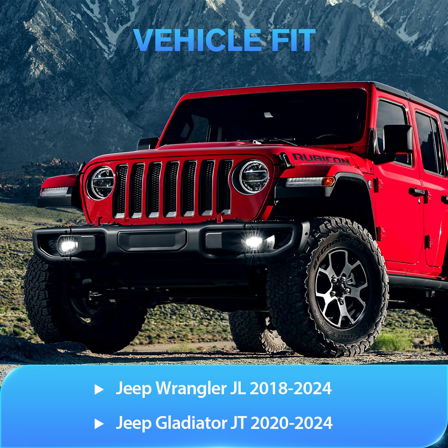 Nilight Window Visor Compatible With Jeep Wrangler Jl/Jeep Gladiator 2018 2019 2020 2021 2022 2023 2024 Vent Window Visors, Rain