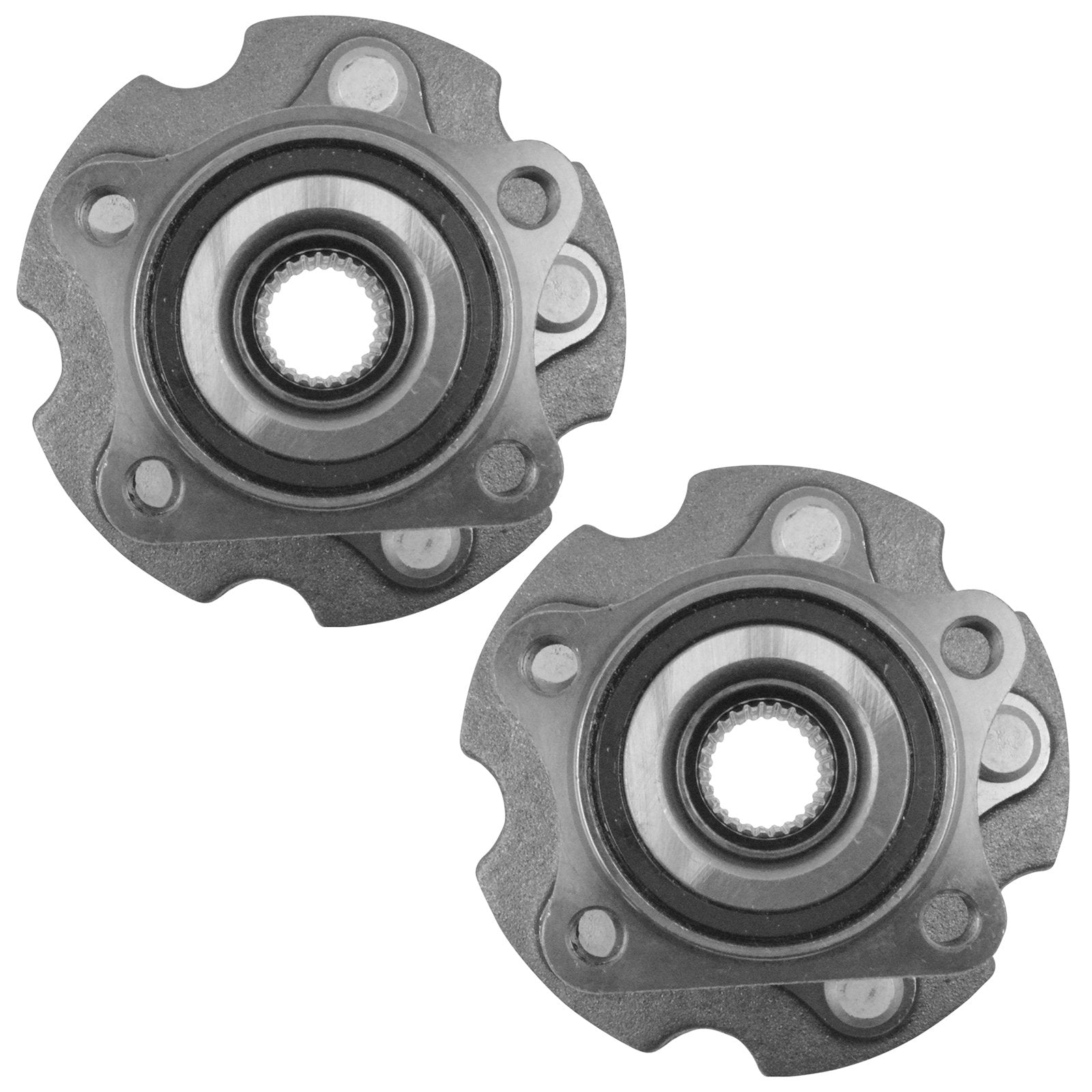 Trq Rear Wheel Hub Bearings Assembly Set Compatible With 2015-2017 Lexus Nx200T 2018-2021 Nx300 2015-2021 Nx300H 2006-2018 Toyot