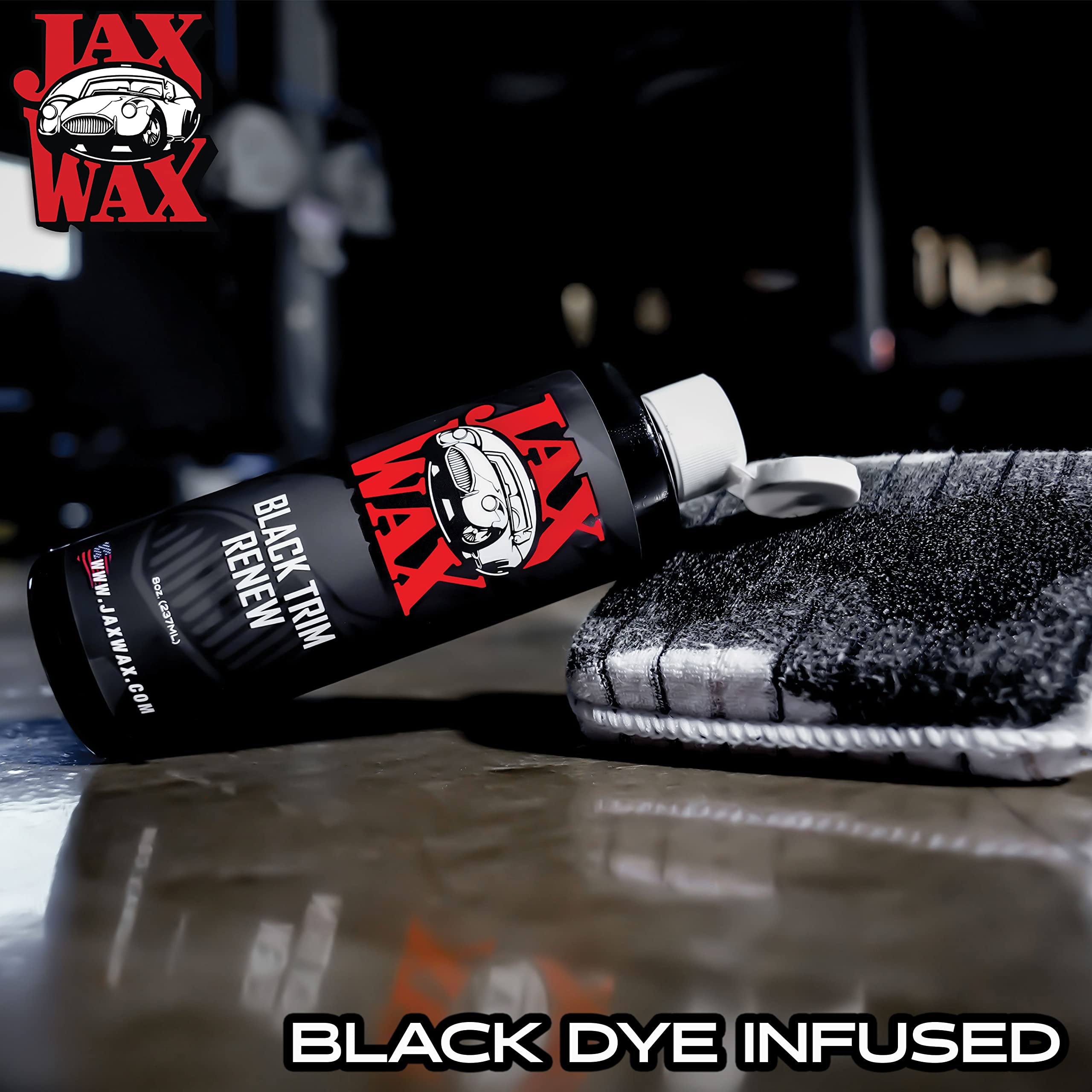Jax Wax Black Trim Renew - Long-Lasting Car Trim Restorer and Refurbisher - Restore Faded Plastic Trim for a Like-New Condition
