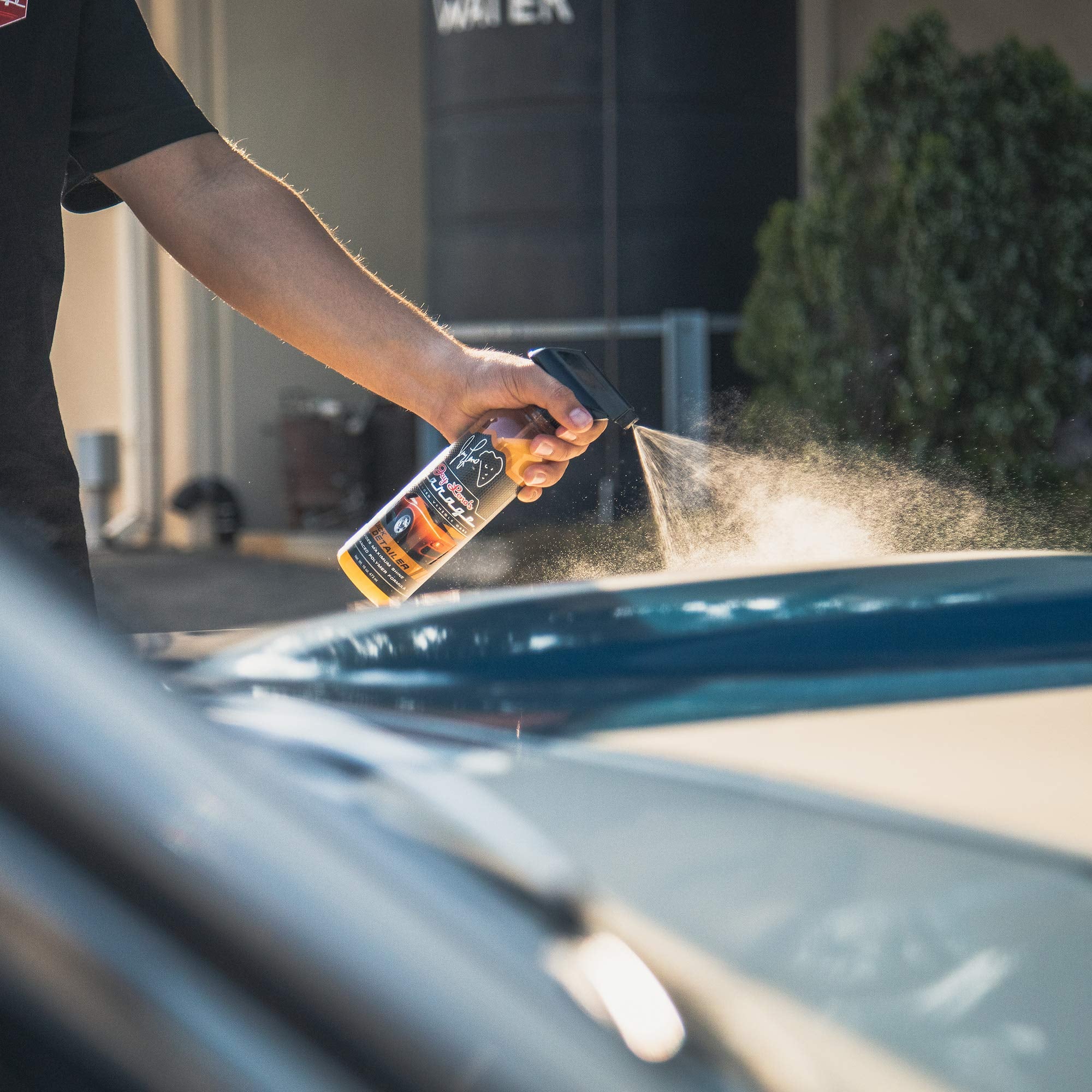 Jay Leno's Garage Quick Detailer Spray – 16 oz High Gloss Car Cleaner, Orange