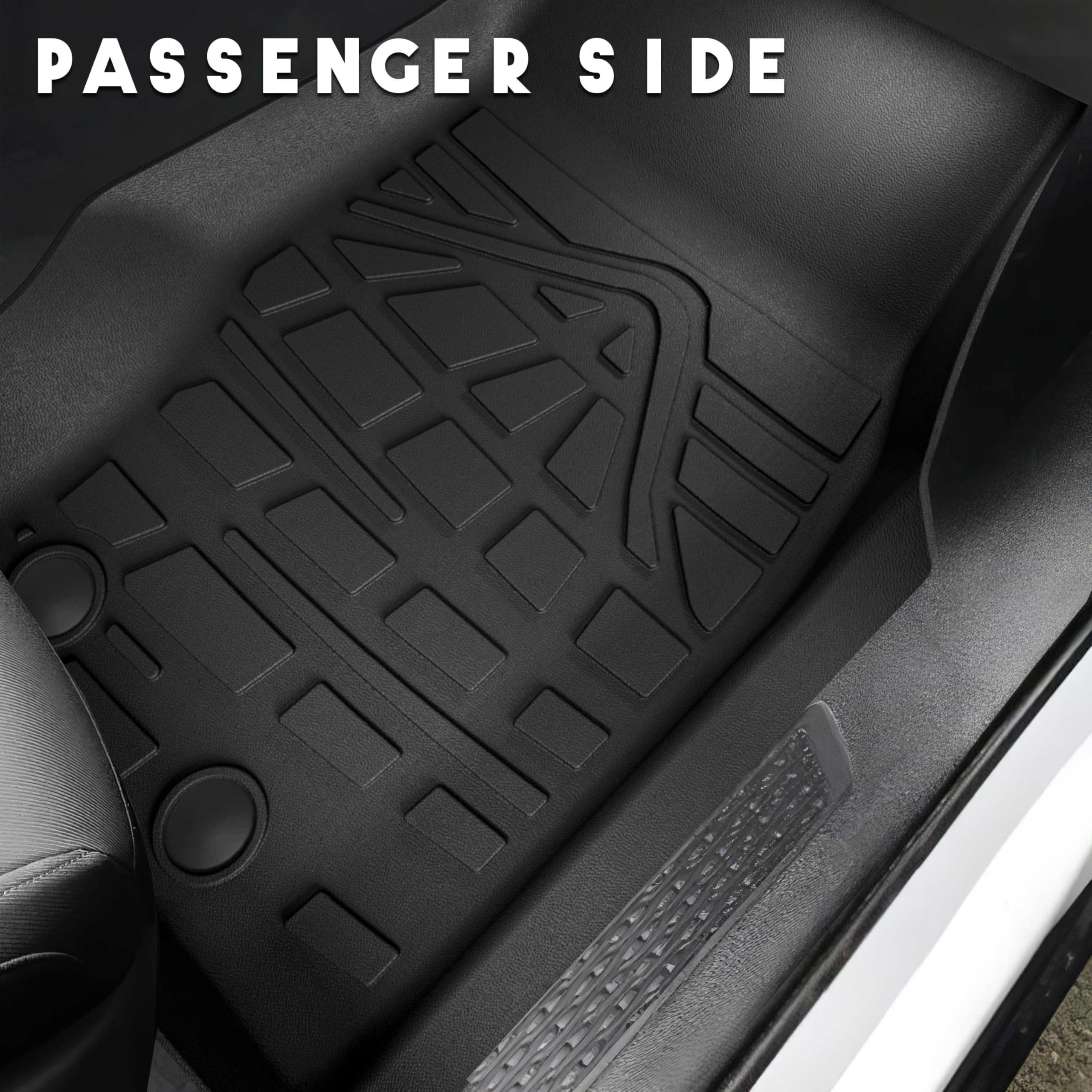Karpal Floor Mats Cargo Liner Fit With Jeep Grand Cherokee L 2021-2025 (6-Seater W/O 2Nd Row Center Armrest Only), All-Weather 1