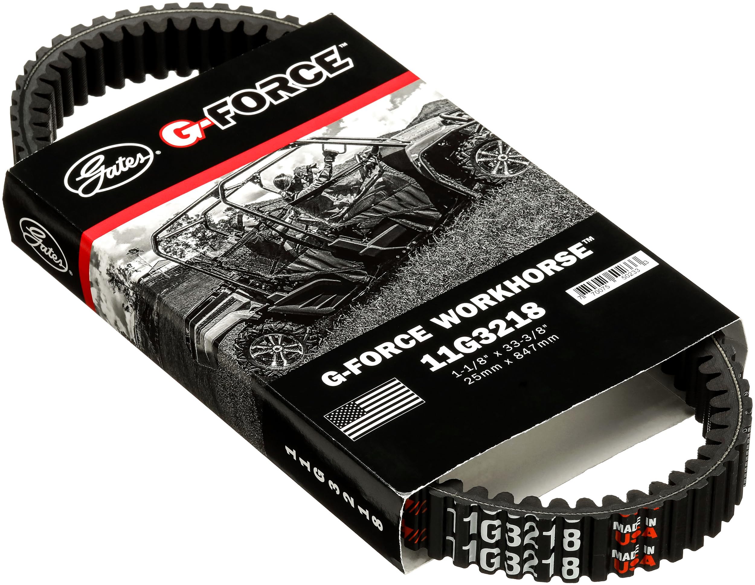 Gates 11G3218 G-Force WorkHorse Continuously Variable Transmission (CVT) Belt