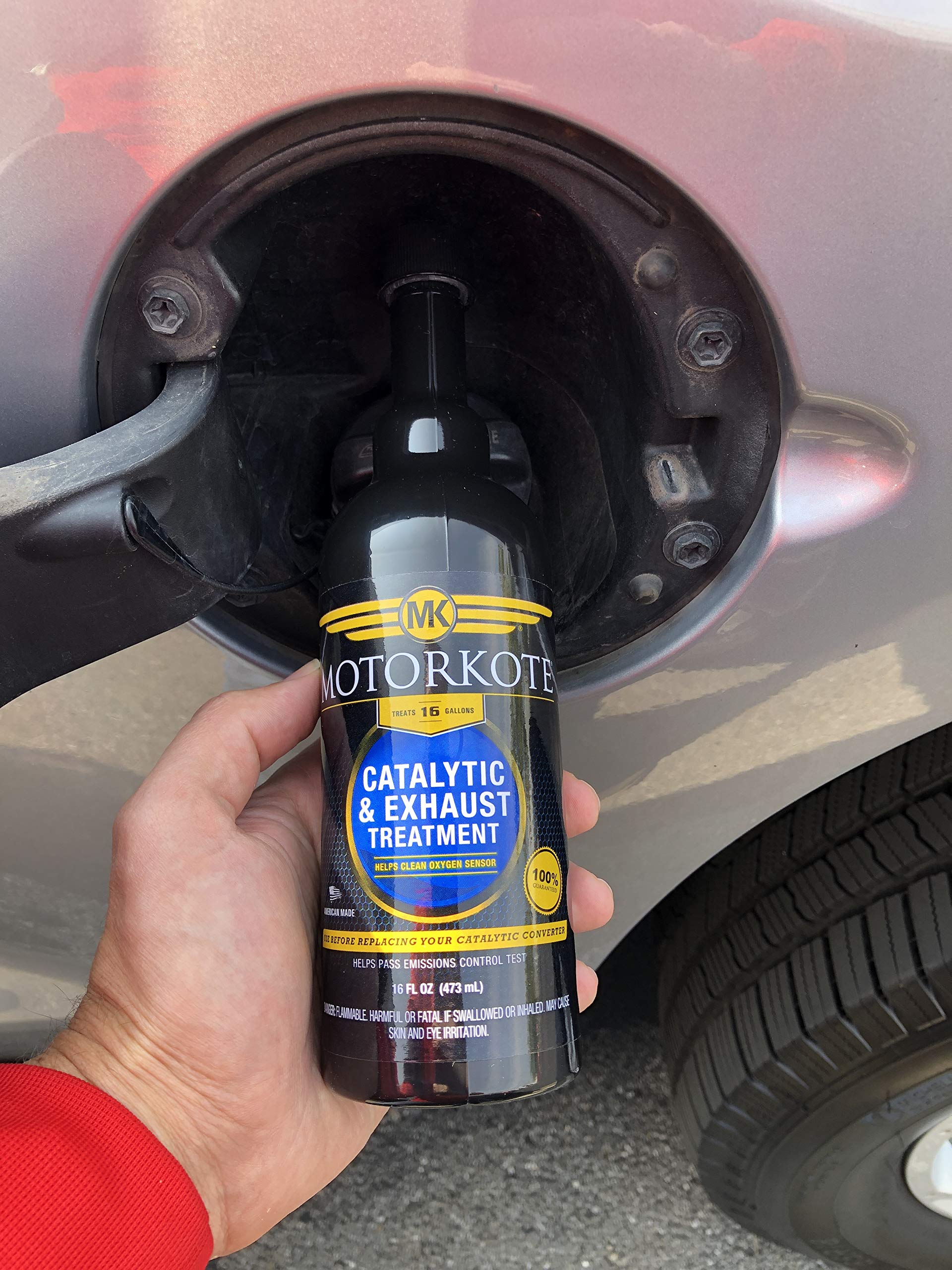 Motorkote Catalytic and Exhaust Treatment - 16 oz, 6-Pack, Amber, Model MK-10351-06