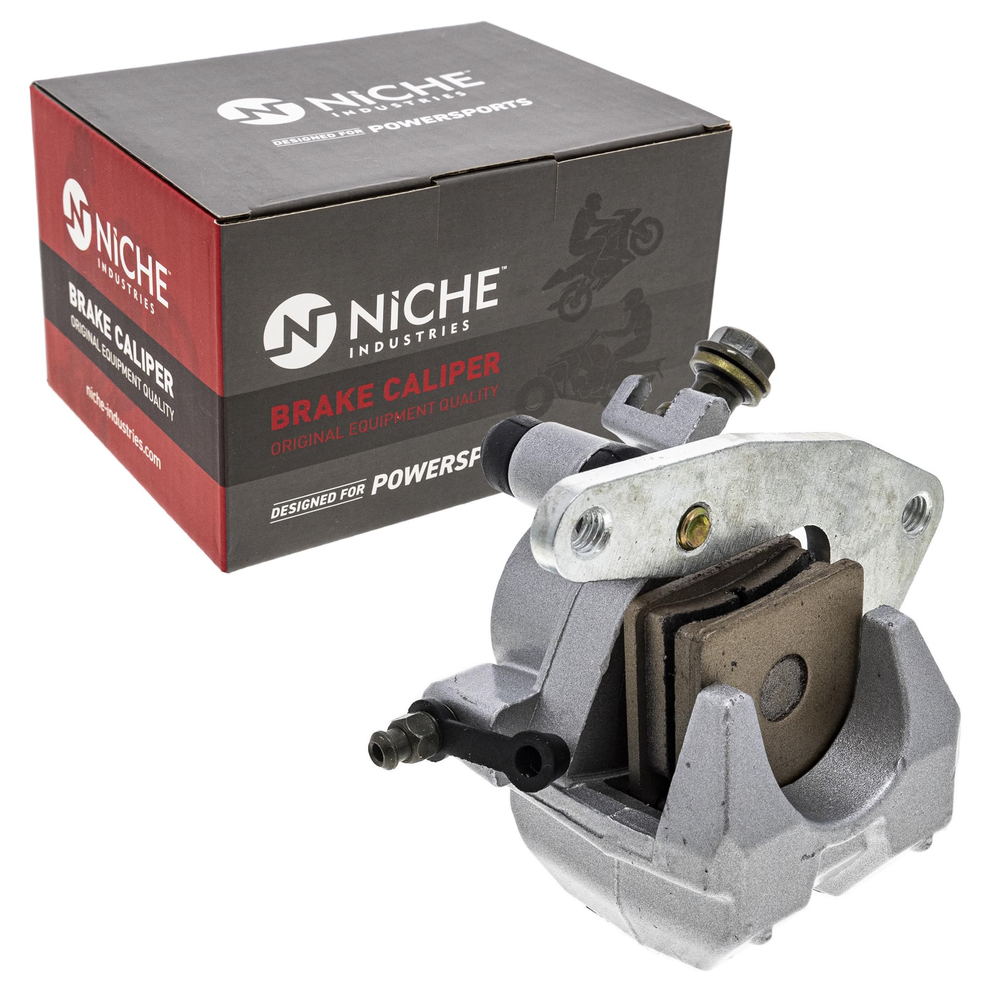 Niche Front Left Right Brake Caliper Pad Set Pair For 1987-2014 Yamaha Grizzly Raptor 5Lp-2580U-00-00 3Gd-2580U-01-00