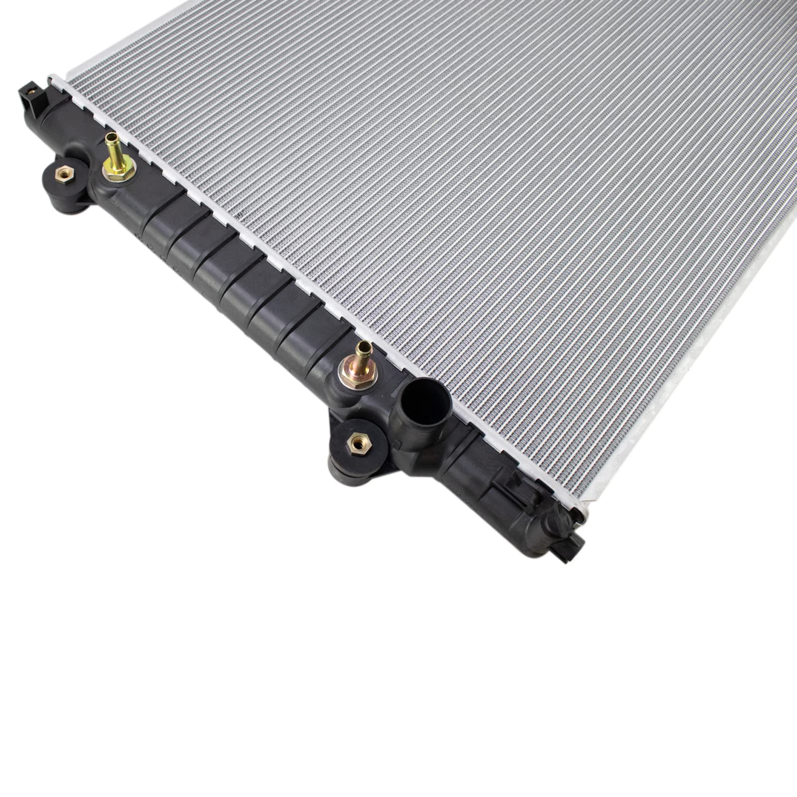 TRQ Radiator Assembly Aluminum Core Cross Flow for 2016-2023 Toyota Tacoma All Engines Automatic Transmission, Model RDA80211
