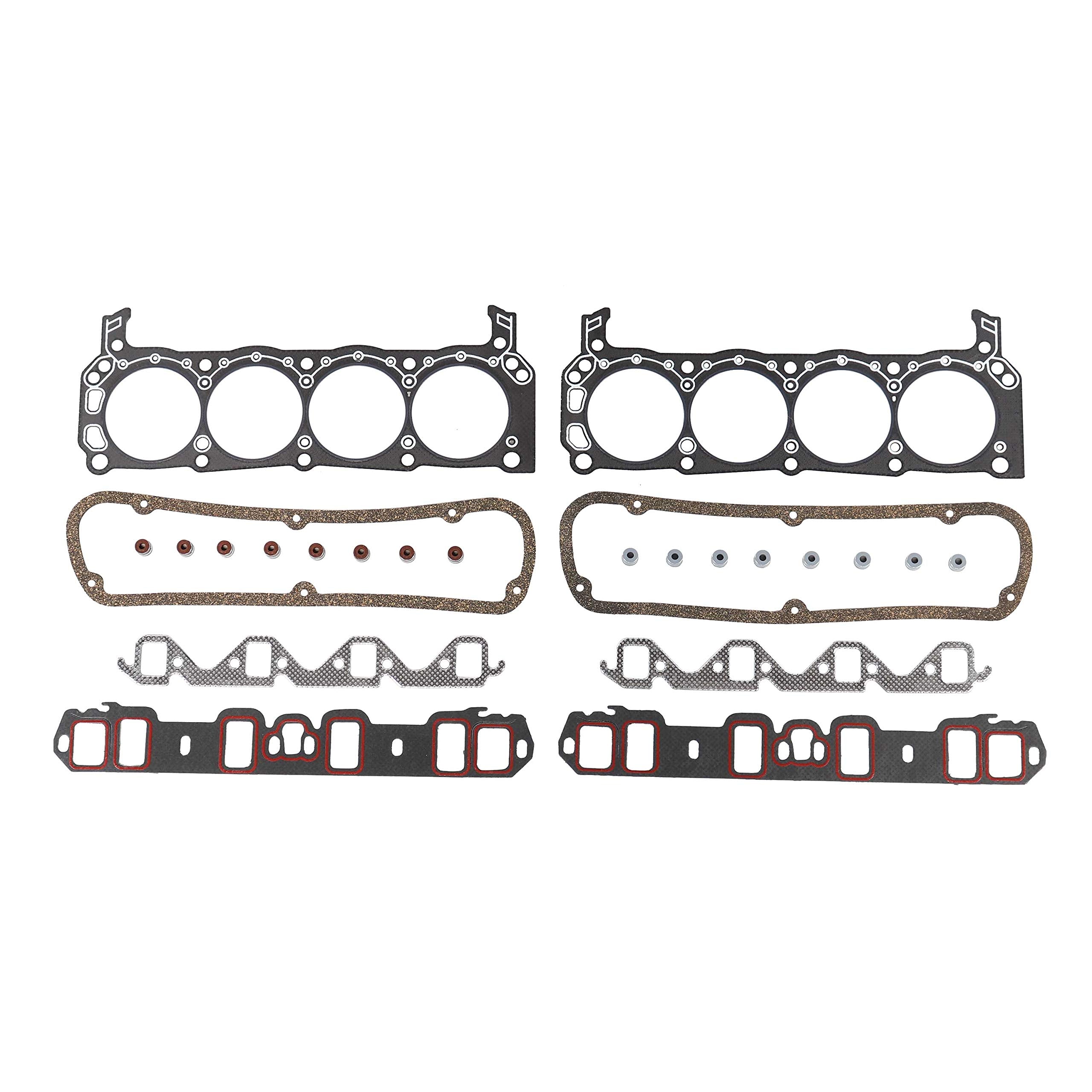 Dnj Hgs4104 Graphite Cylinder Head Set For 1986-1990 / Ford, Lincoln, Mercury/Capri, Colony Park, Continental, Cougar, Country S