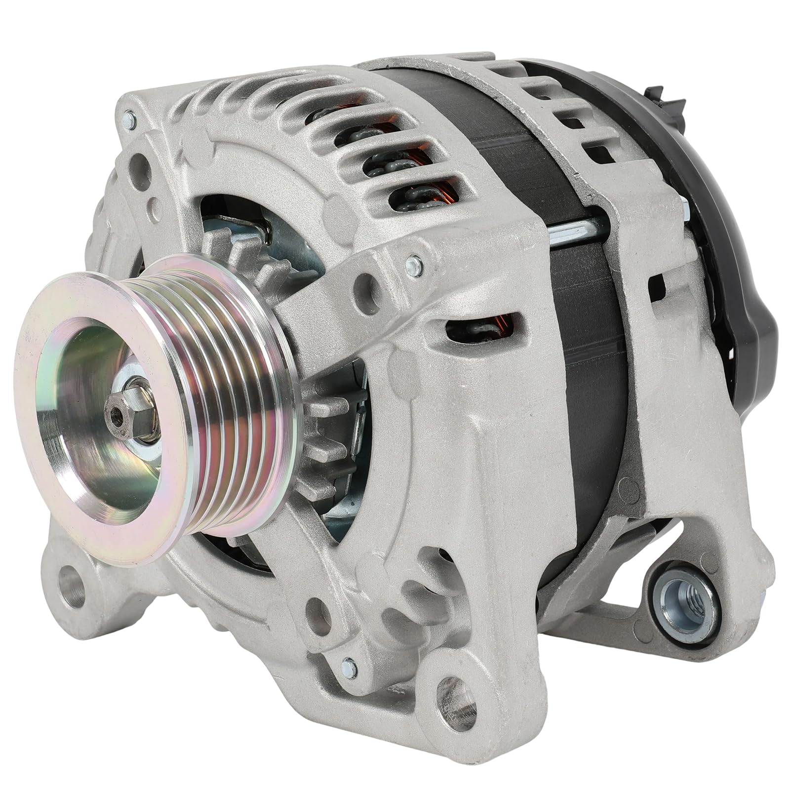 SCITOO Alternator Fits for Chrysler for Sebring 3.5L 2007-2010,for Dodge for Avenger 3.5L 2008-2010 12V 140Amp CW 6-Groove Pulle