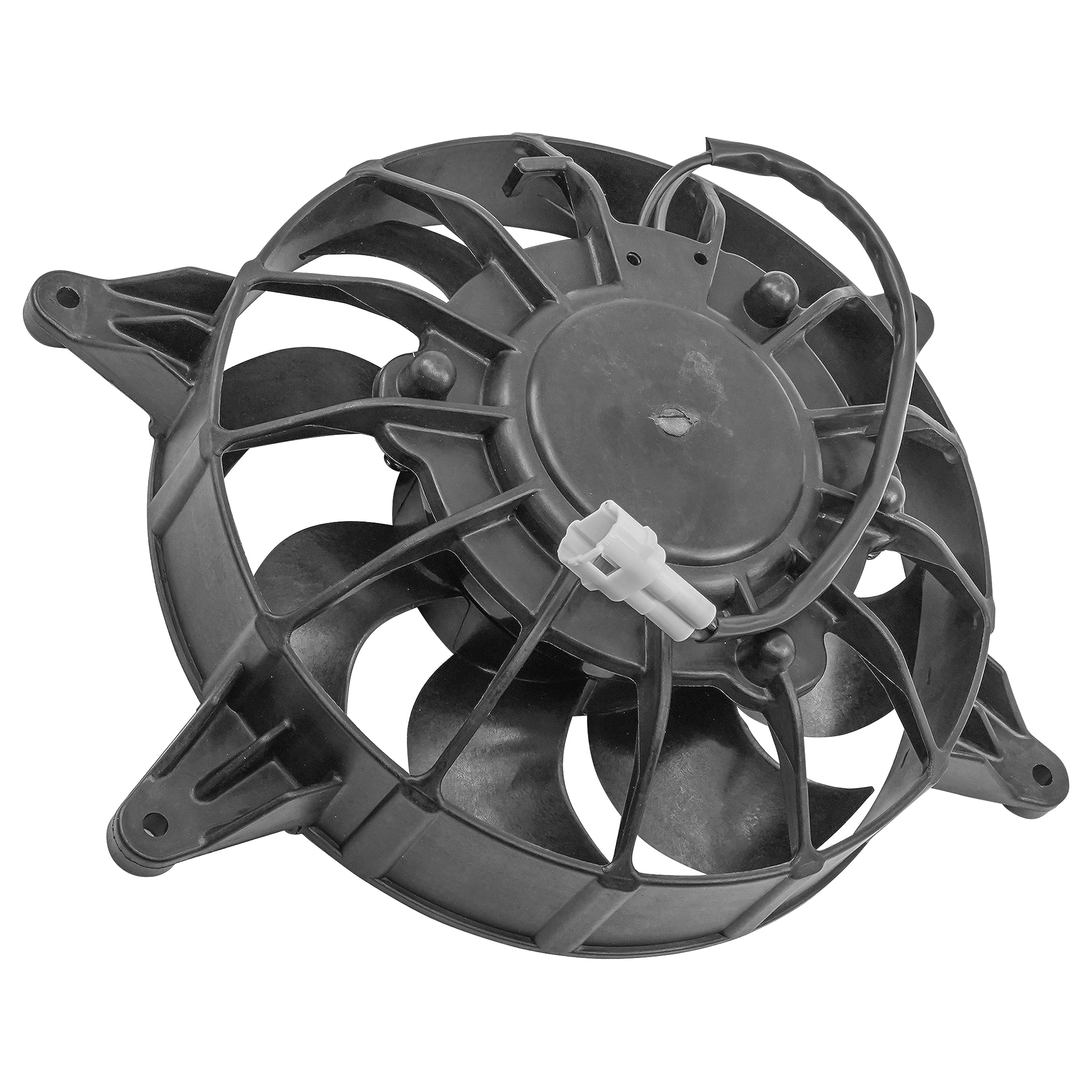 Caltric Radiator Fan Compatible with Yamaha Grizzly 450 YFM450 2008 2009 2010 2011 2012 2013 2014 5ND-E2405-02-00