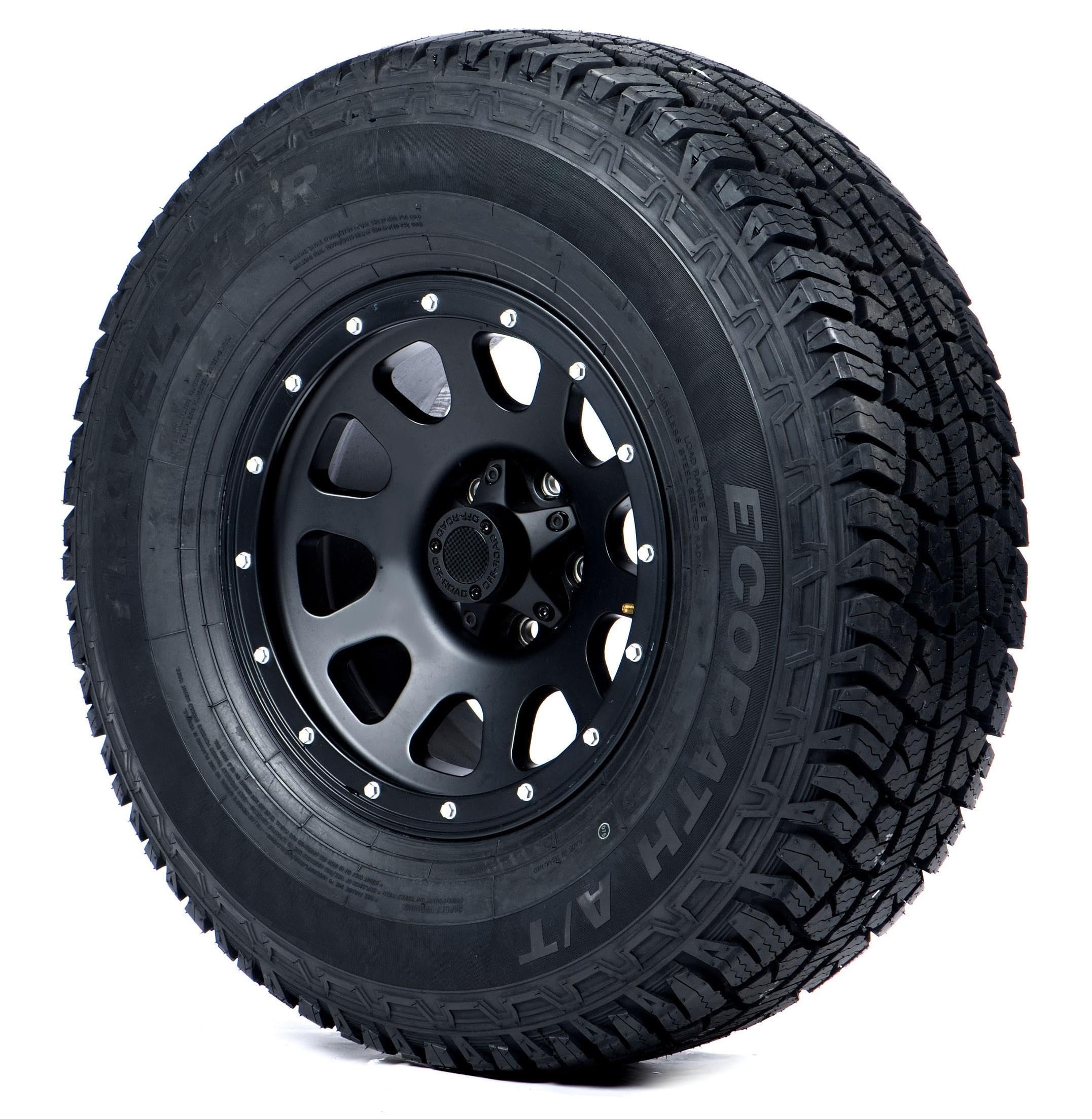 Set Of 4 (Four) Travelstar Ecopath At All Terrain 245/70R16 107T Suv Radial Tire + Road Hazard Warranty Included 245/70/16 (Tire