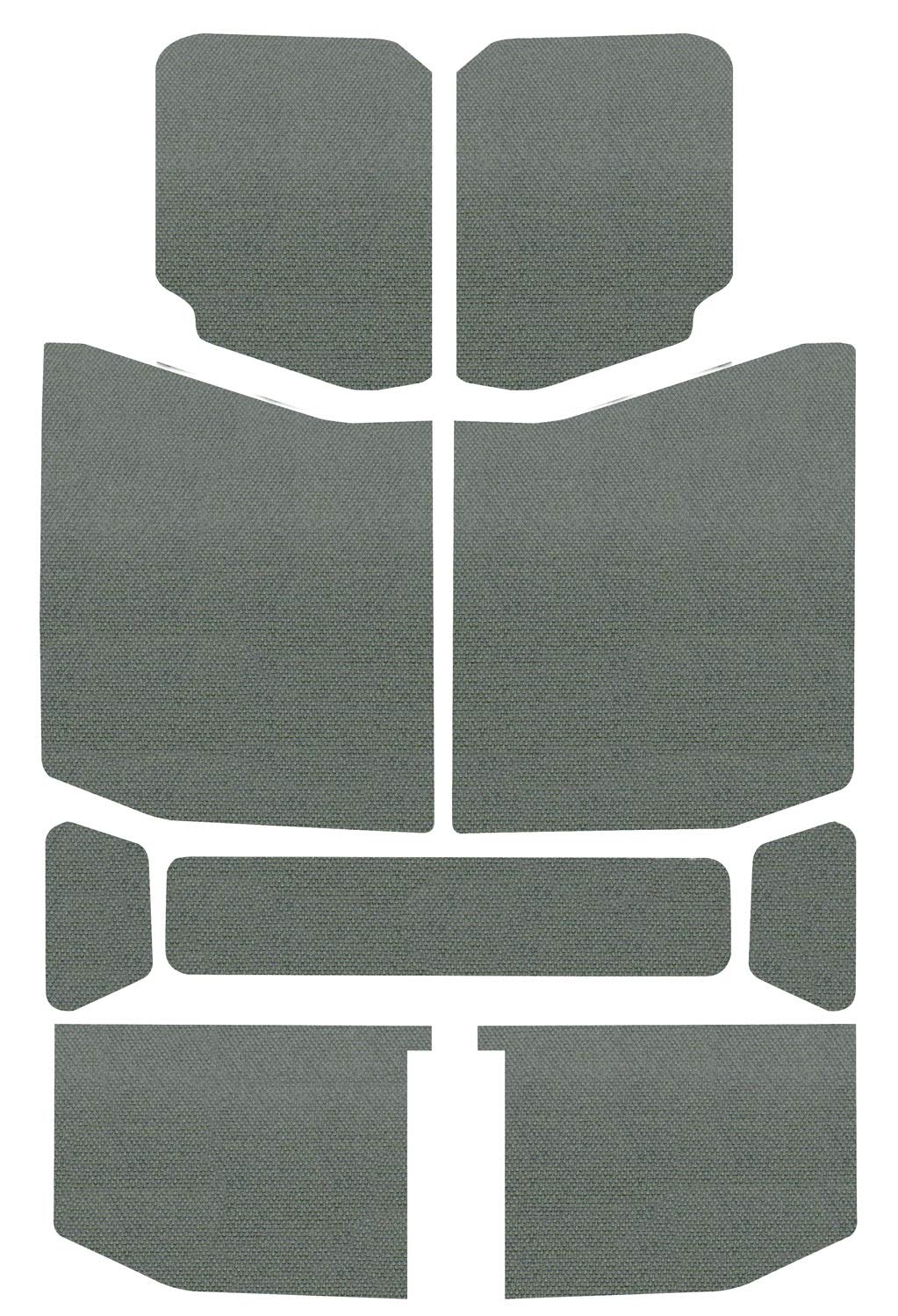 Design Engineering 050169 Boom Mat Grey Sound Deadening Headliner Compatible With 4-Door Jeep Wrangler Jl (2018-Up)